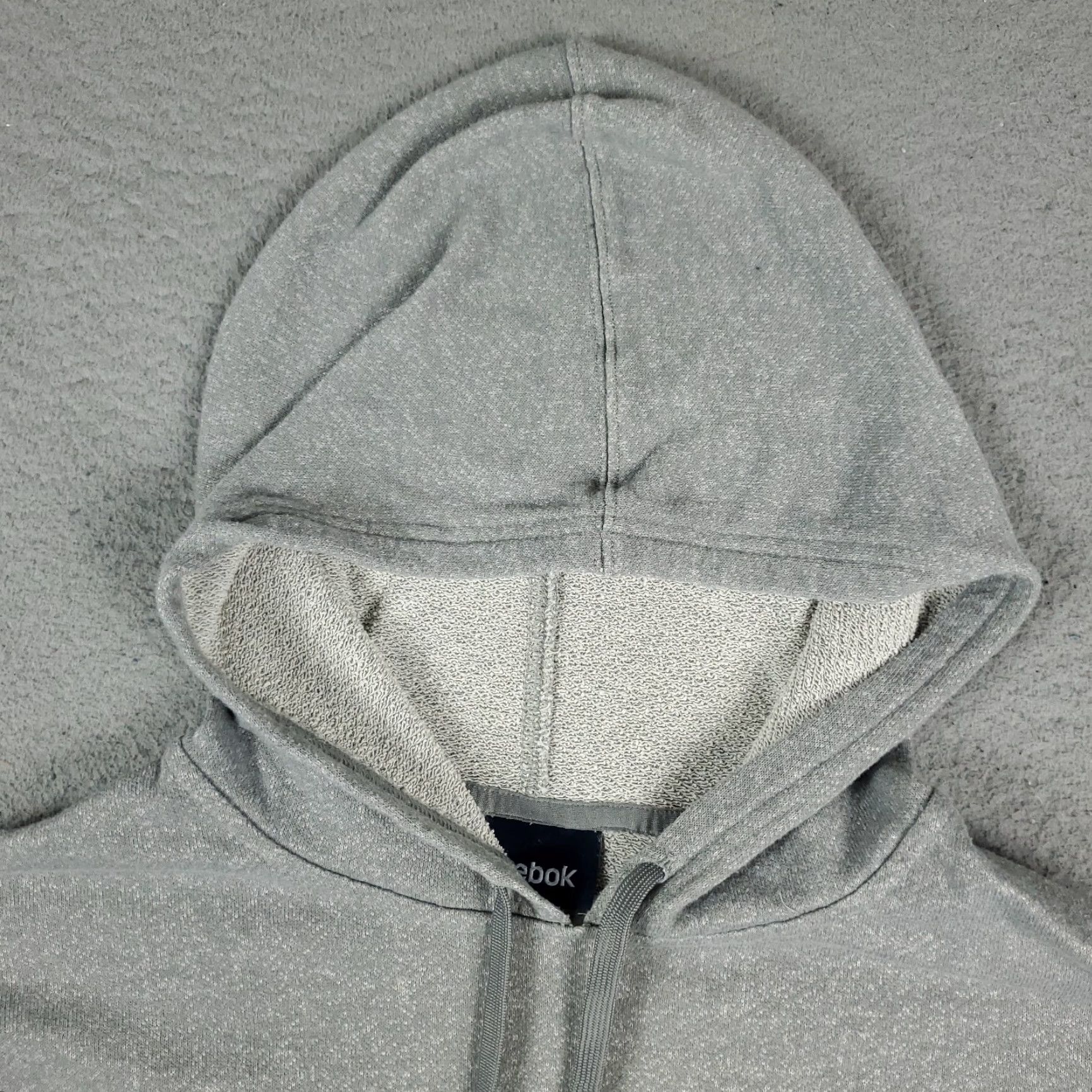 Reebok Reebok Gray Fleece Pullover Hoodie Sweatshirt Mens 2XL Fall Winter Sports Logo Size US XXL / EU 58 / 5 - 2 Thumbnail