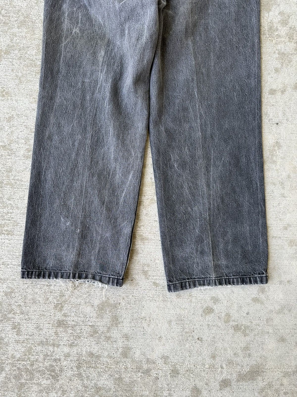 Indigo Vintage Baggy Faded Denim Jeans Size US 36 / EU 52 - 11 Thumbnail