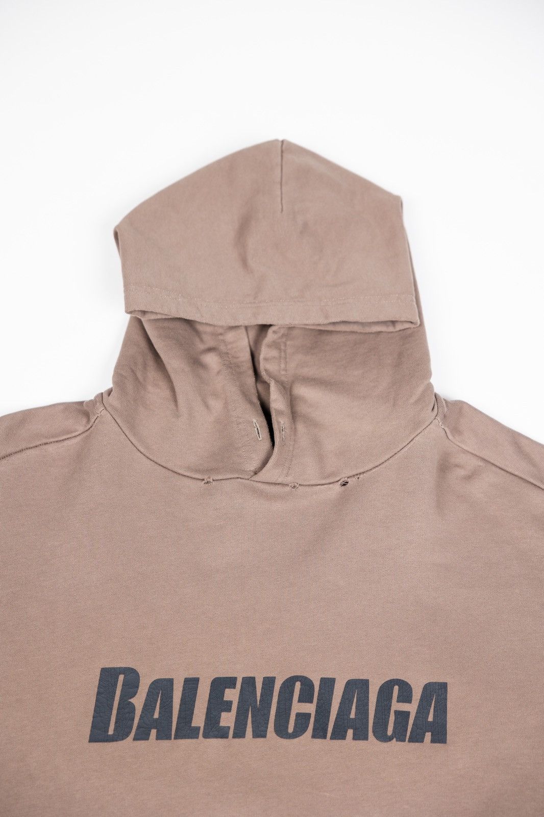 Balenciaga Balenciaga Cracked Logo Hoodie Size US XS / EU 42 / 0 - 3 Thumbnail