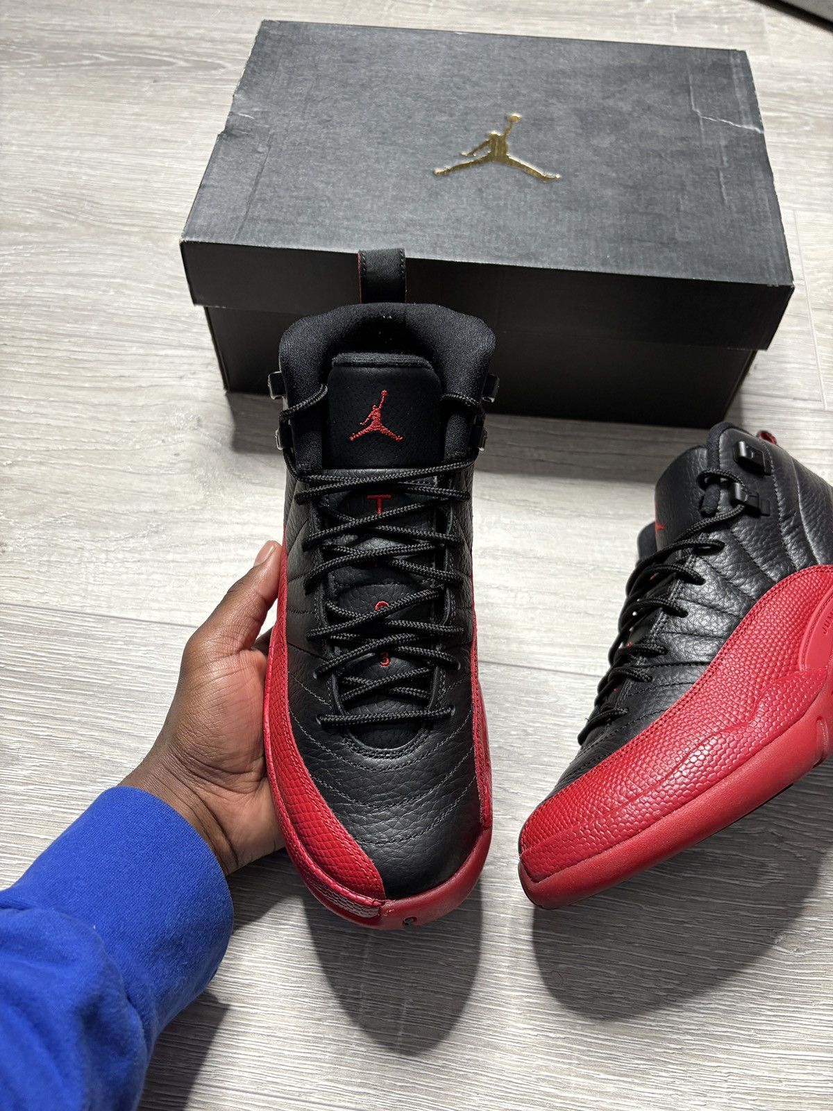 Jordan Brand Jordan 12 ‘flu game’ 2015 pair 100% authentic w/ Orginal box Size US 6 / EU 39 - 4 Thumbnail