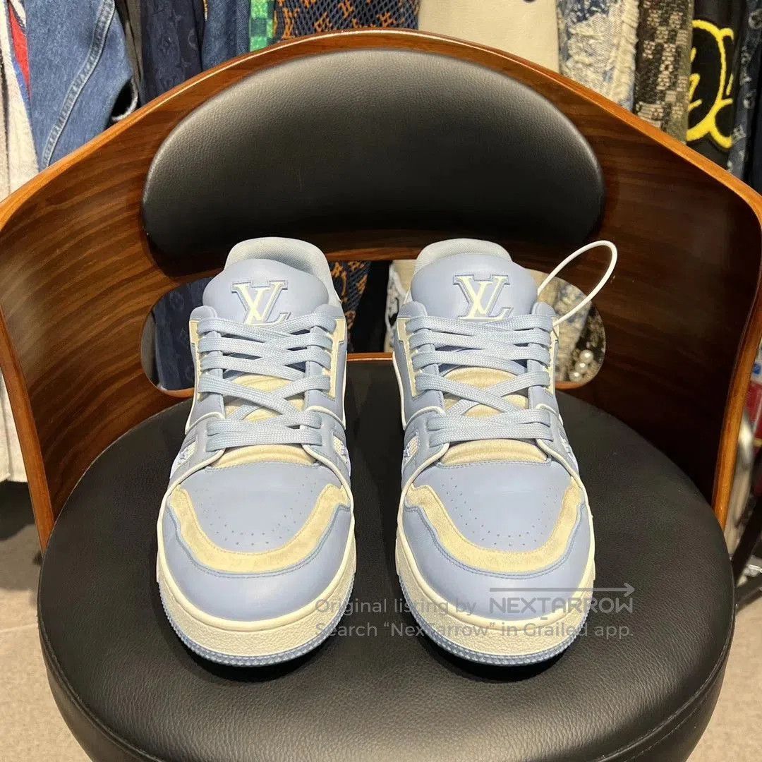 Louis Vuitton Blue Low-Top Sneakers Size 8.5. Size US 8.5 / EU 41-42 - 2 Thumbnail