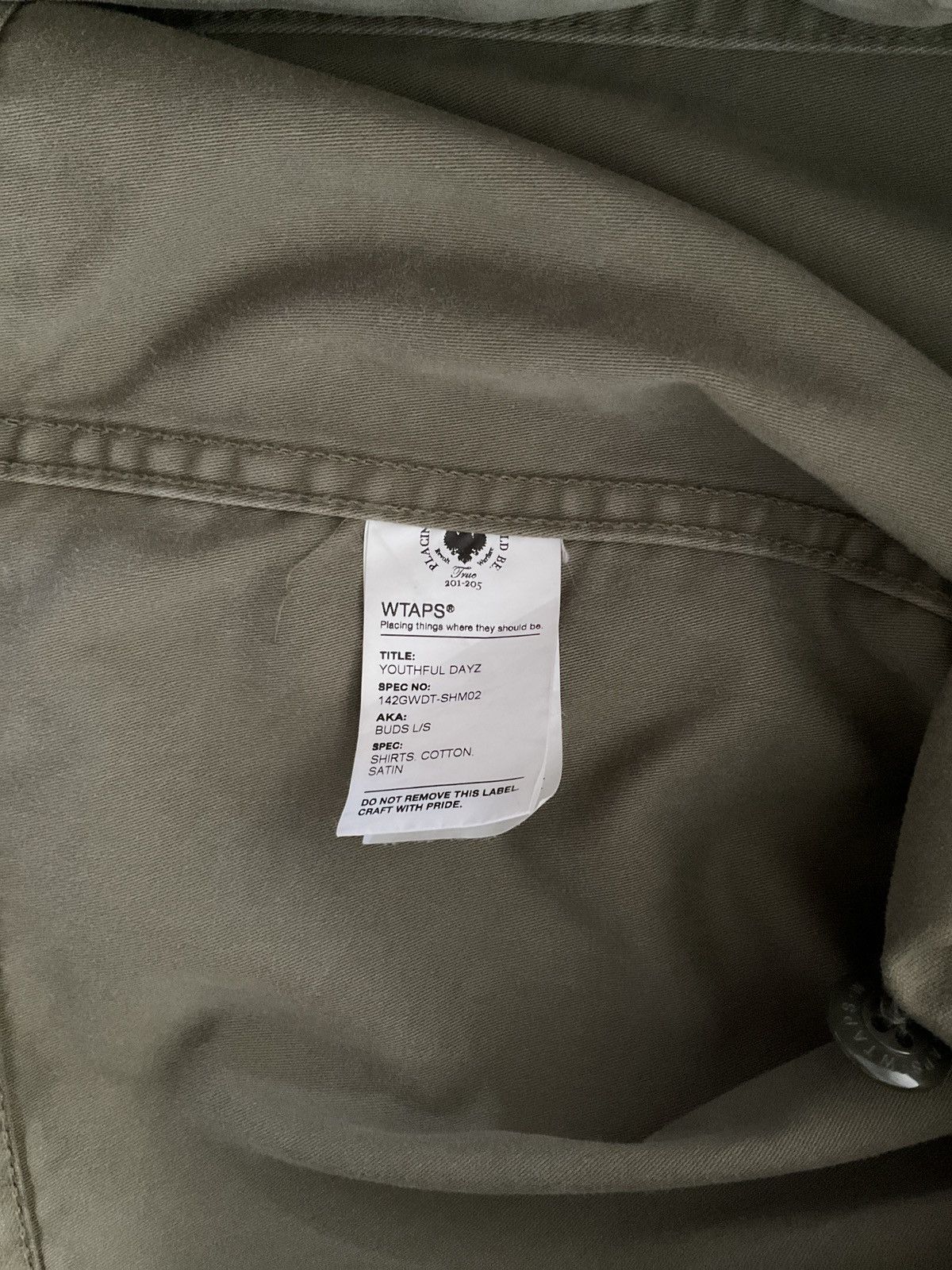 Wtaps Wtaps BUDS L/S Shirt Size US S / EU 44-46 / 1 - 9 Thumbnail