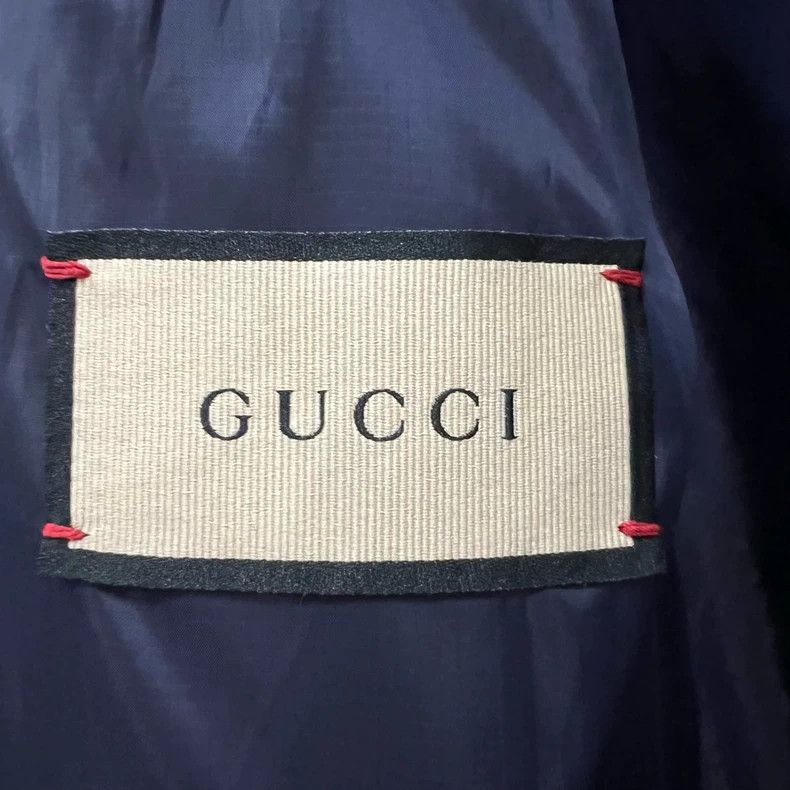 Gucci Gucci Blue dark pattern old flower full-print coat 2501-Nex Size US S / EU 44-46 / 1 - 4 Thumbnail