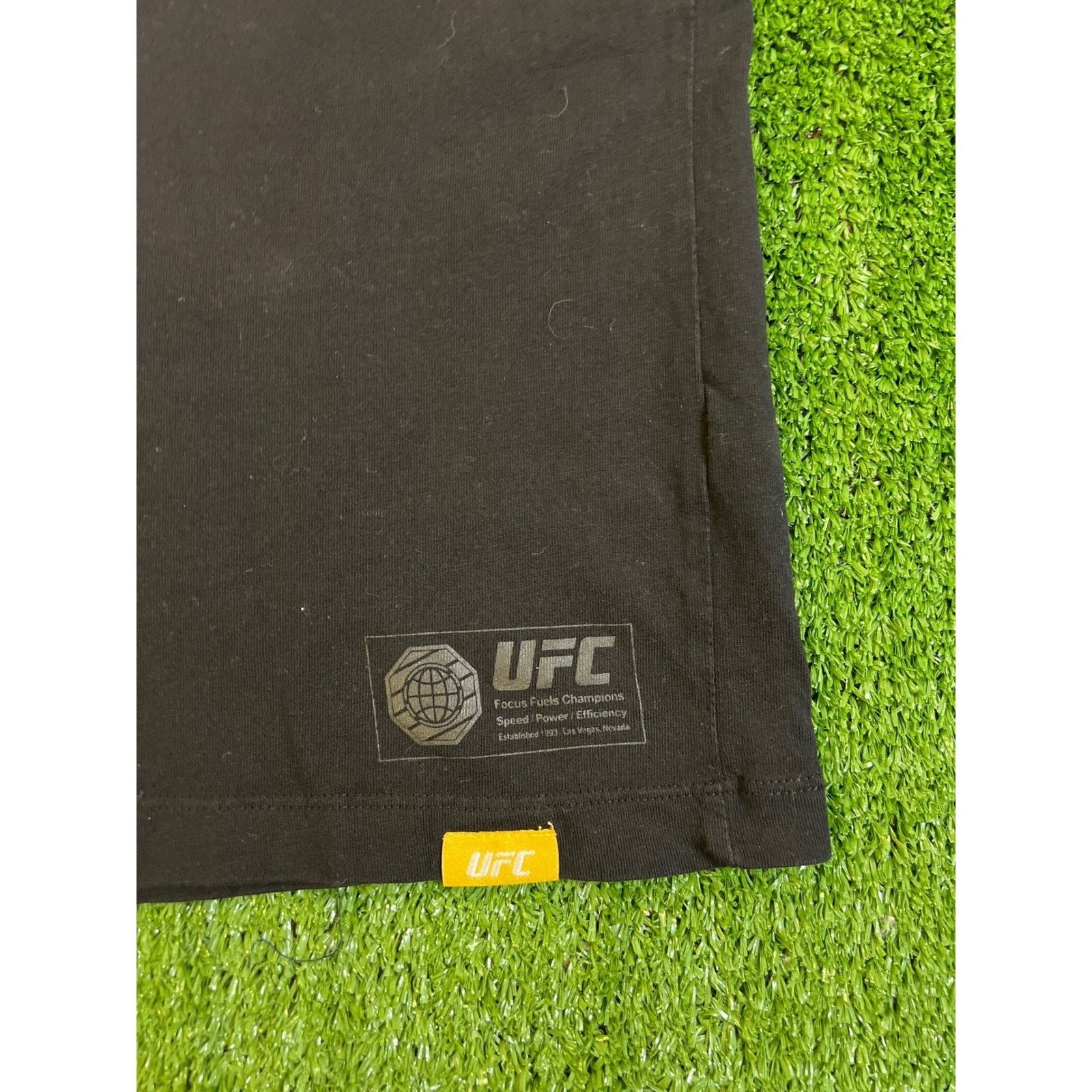 UFC UFC Mens Graphic T-Shirt Black MD Box Logo Short Sleeve Tee Size US M / EU 48-50 / 2 - 2 Thumbnail