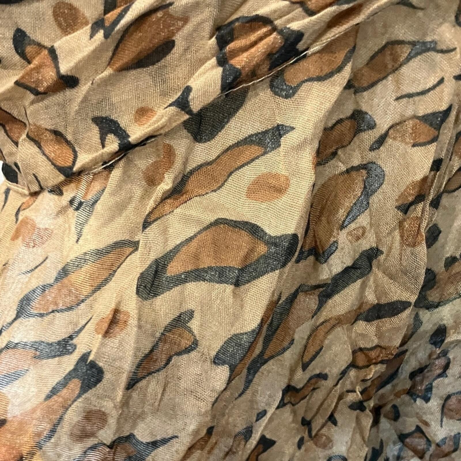 Other Wild Elegance Leopard Print Wrap Size ONE SIZE - 3 Thumbnail