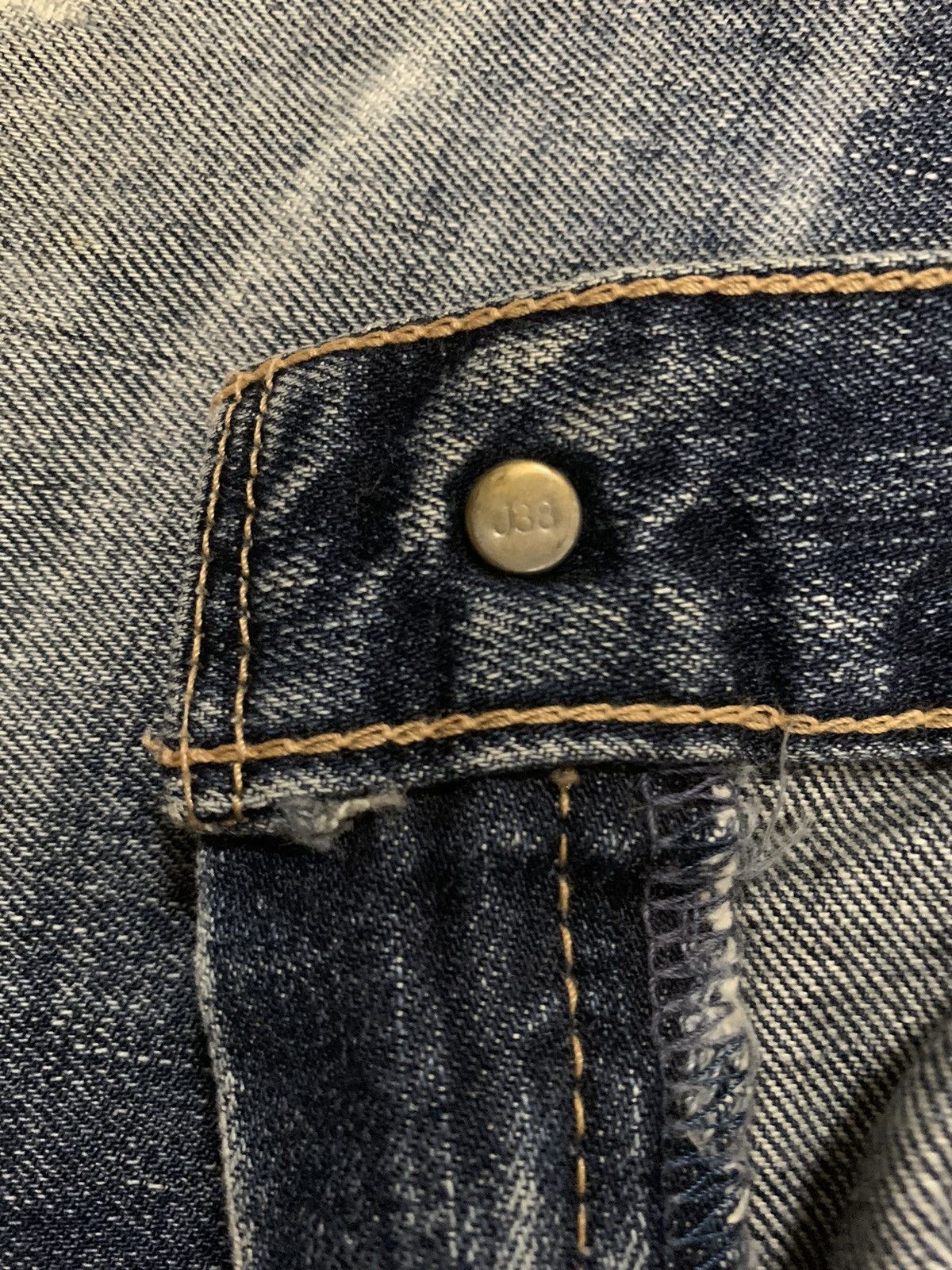 Levi's Vintage 90s Levis 505 Mud Wash Distressed Grunge Jeans Size US 34 / EU 50 - 5 Thumbnail