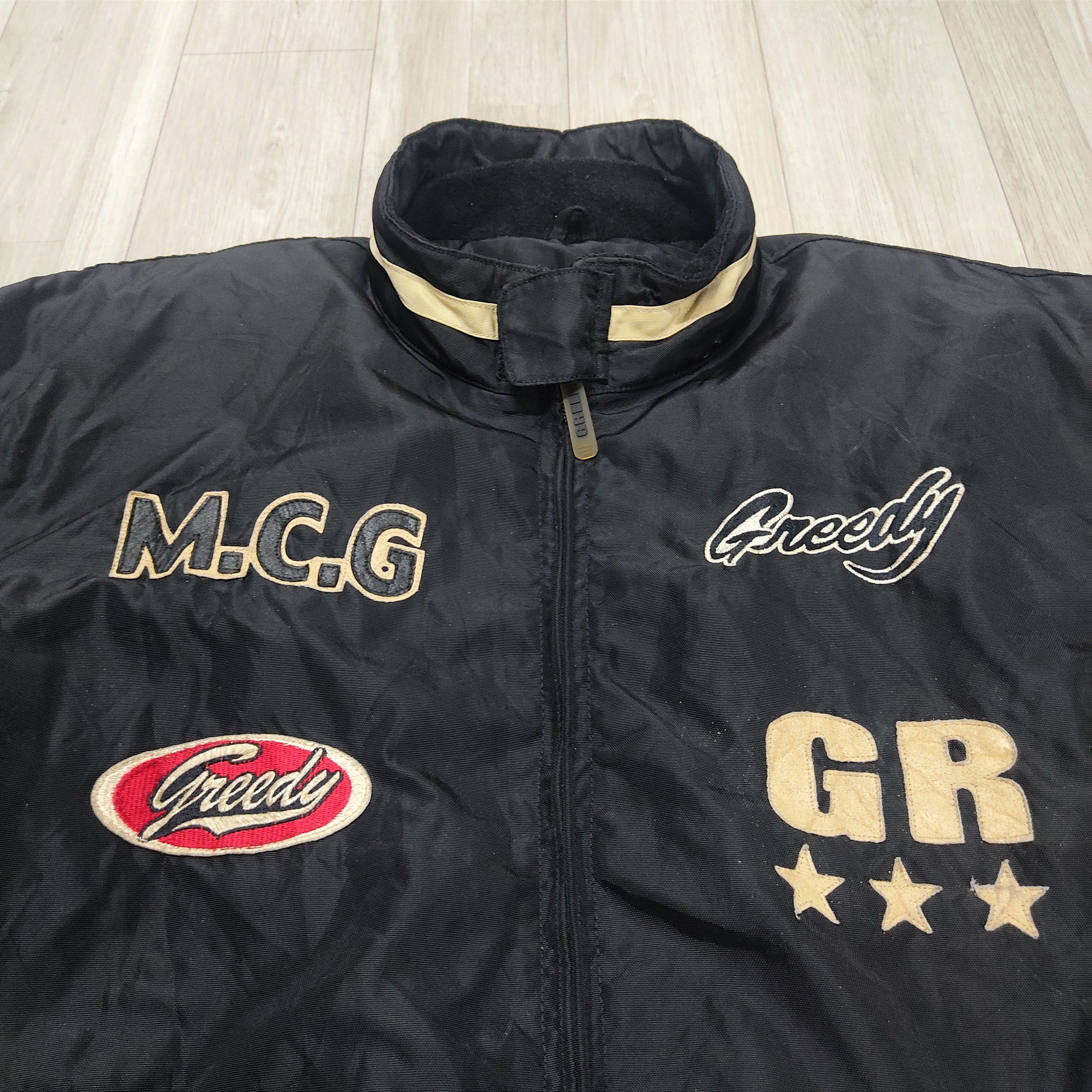 Gear for Sports Greedy 45 Z Patch Bomber Jacket- Sleek Black Racing Edition Size US M / EU 48-50 / 2 - 5 Thumbnail