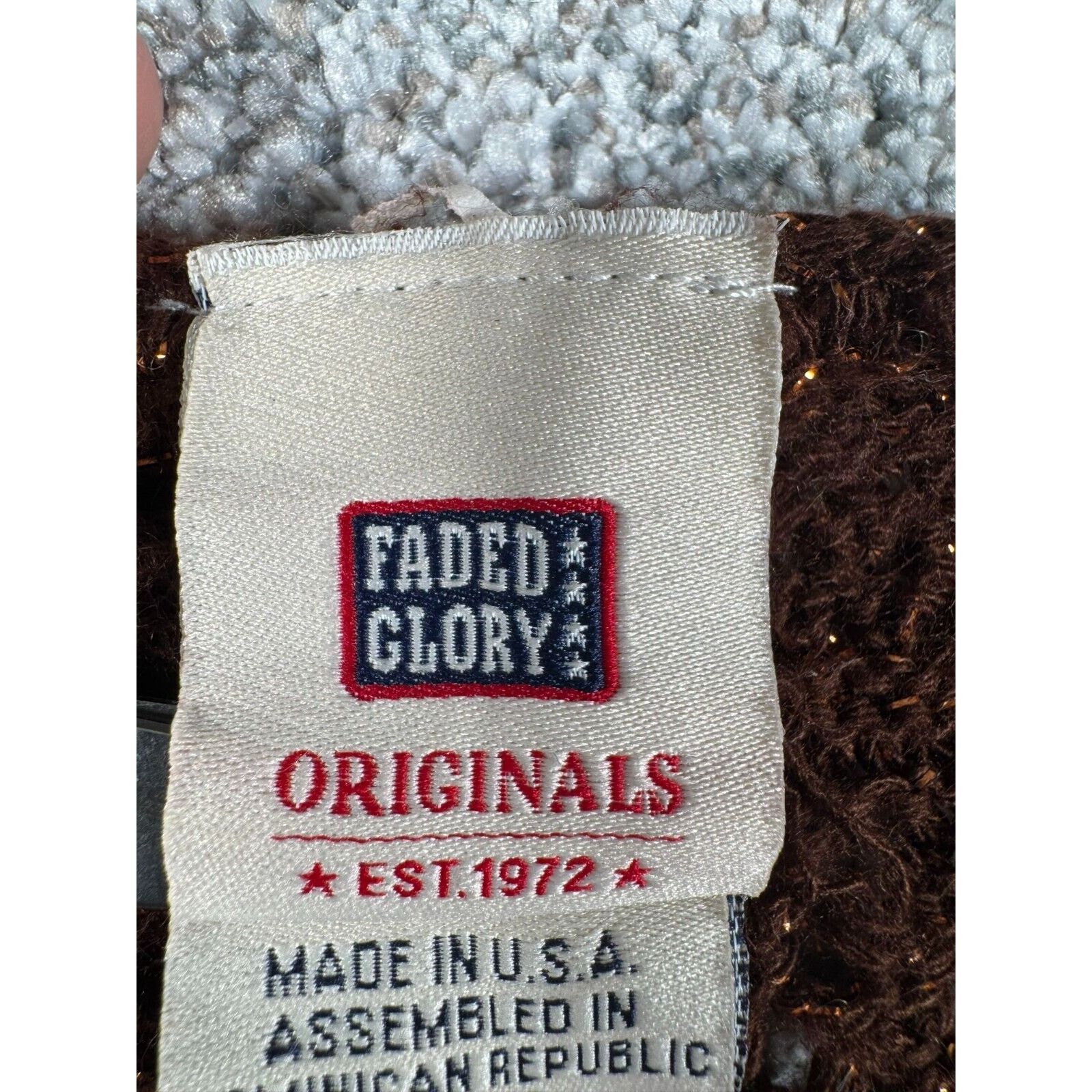 Faded Glory Faded Glory Cardigan Womens Large Crocheted Vintage Sweater Size L / US 10 / IT 46 - 5 Thumbnail