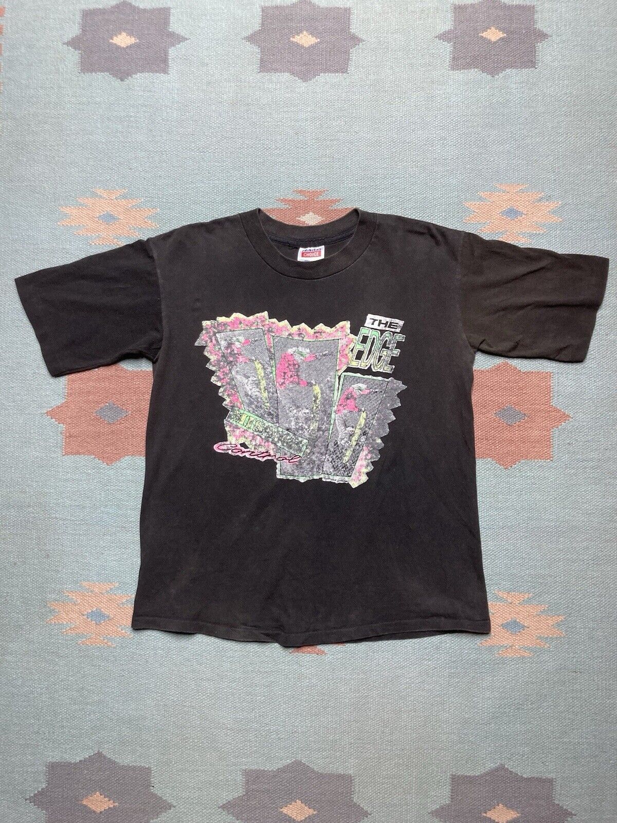 Vintage Vtg 80s t shirt skate snowboard ski single stitch medium Size US M / EU 48-50 / 2 - 1 Thumbnail