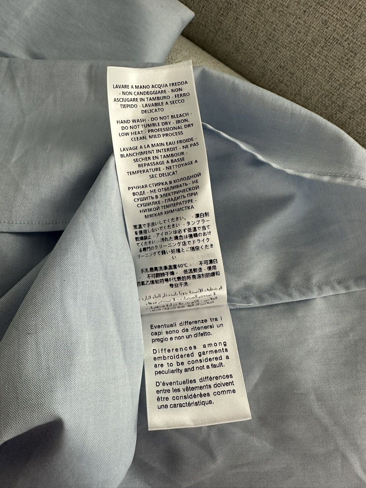Gucci Gucci Snake Blue Button Up Size US L / EU 52-54 / 3 - 12 Thumbnail