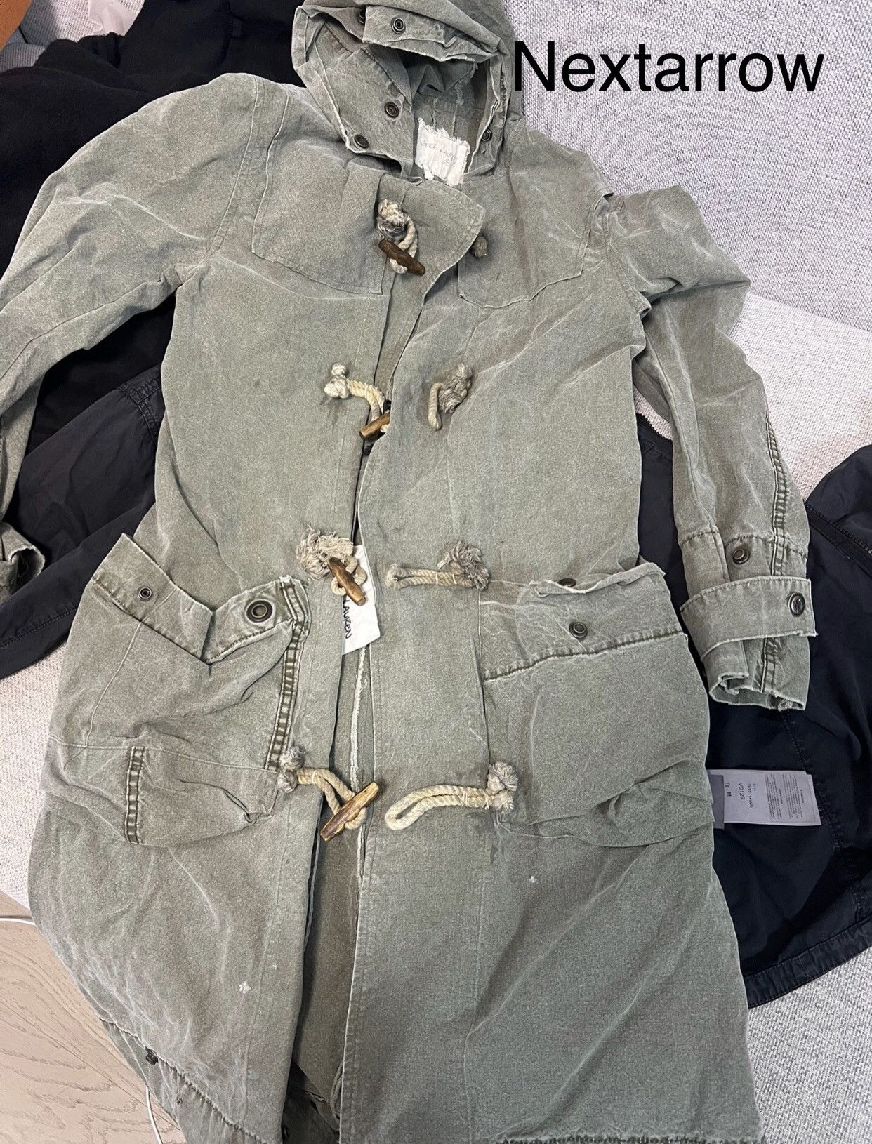 Greg Lauren Greg Lauren military cloth trench coat 2412-Nextarrow Size US S / EU 44-46 / 1 - 1 Thumbnail