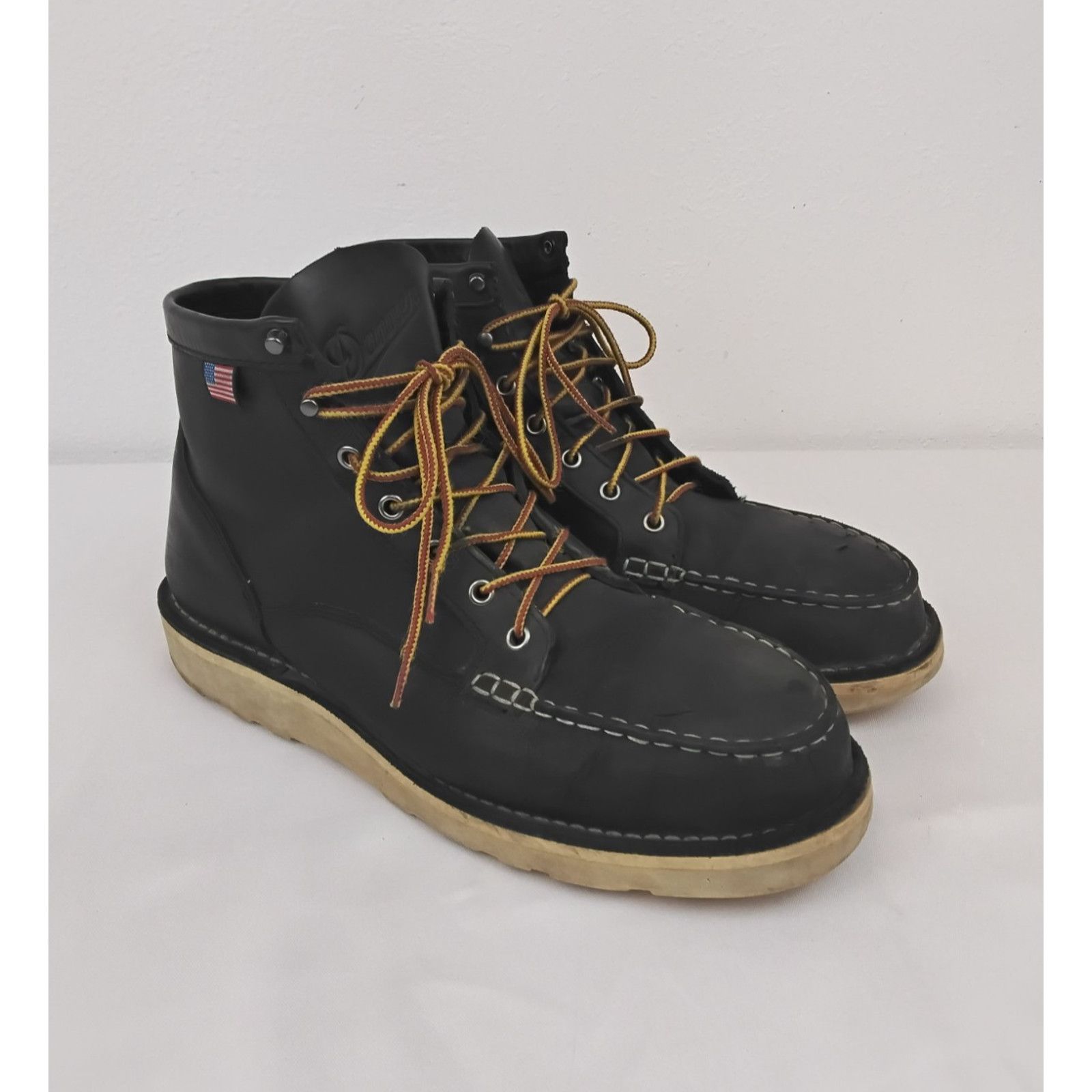 Danner Danner Bull Run Moc Toe Work Boot Men's 11.5 Black Steel Toe Size US 11.5 / EU 44-45 - 2 Thumbnail