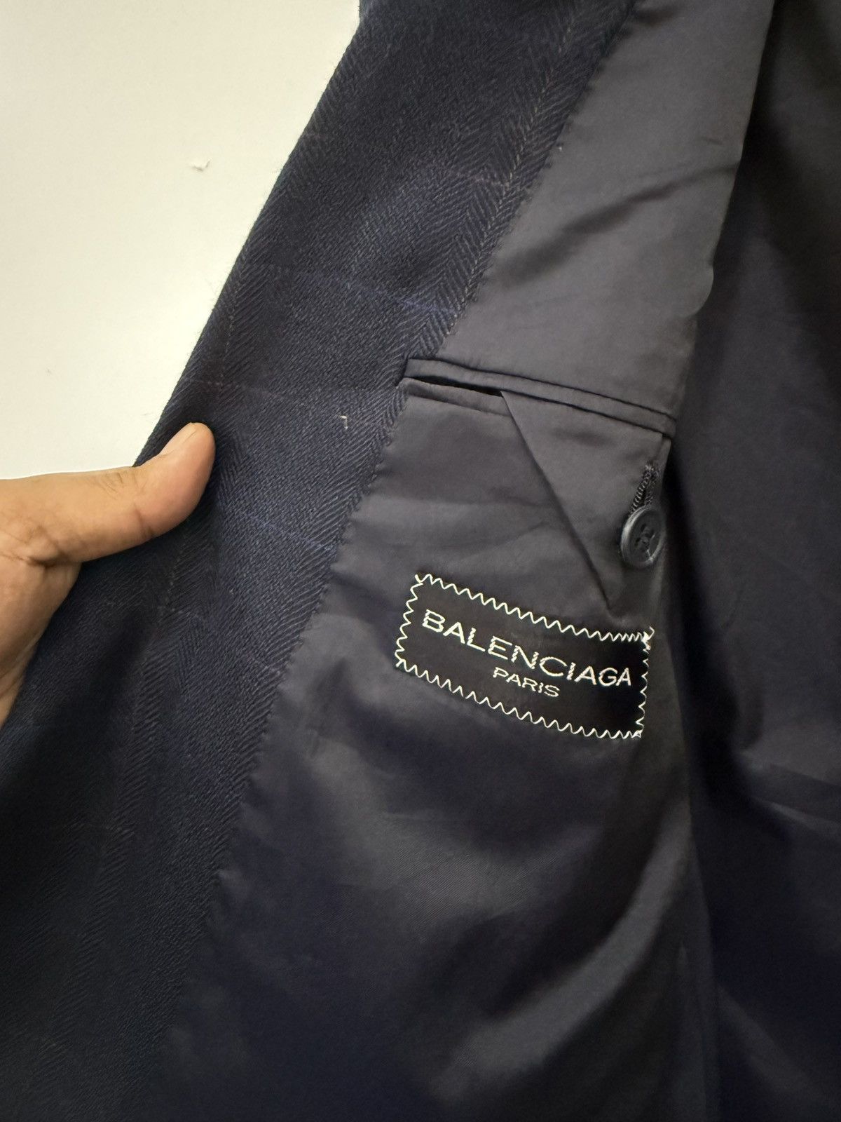 Balenciaga 🔥 BALENCIAGA PARIS PLAID SINGLE BREASTED Size 34S - 6 Thumbnail