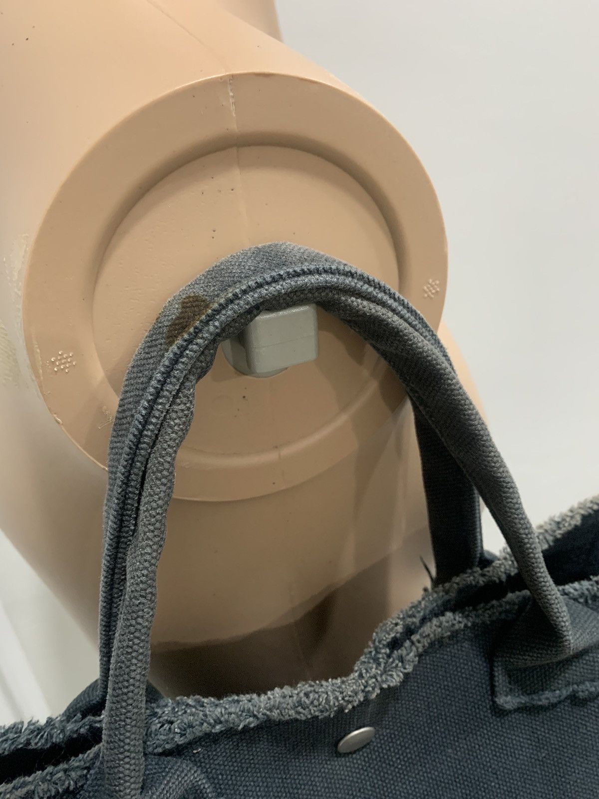Unknown Japanese Brand Canvas Snap Button tote bag