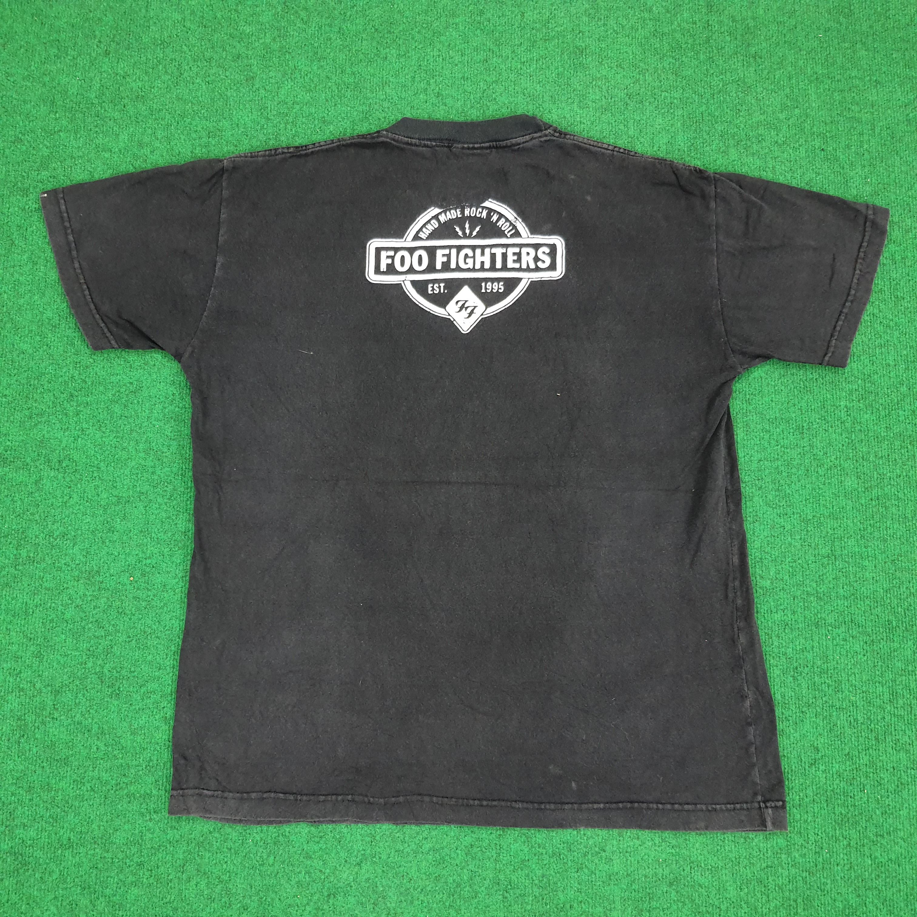 Band Tees × Vintage Vintage Foo Fighters American Rock Band Tees Size US L / EU 52-54 / 3 - 3 Thumbnail