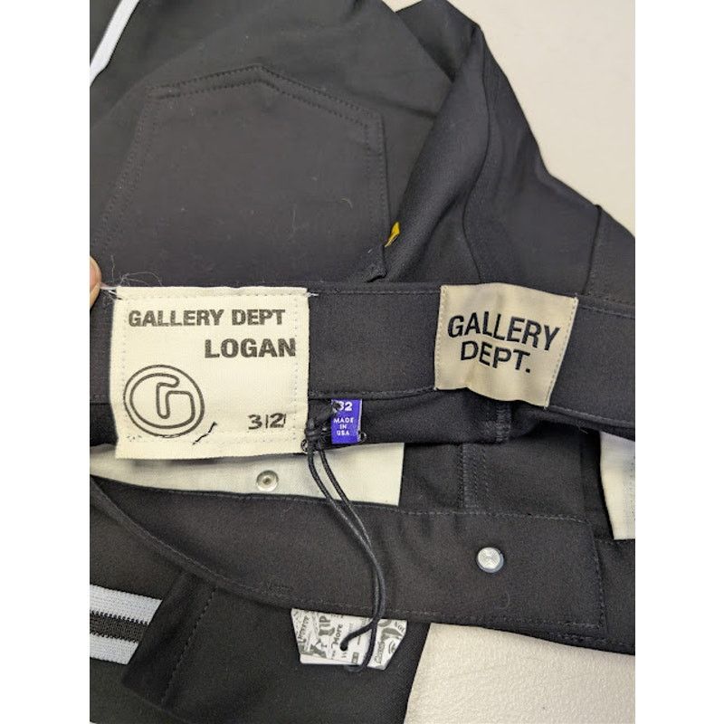 Gallery Dept. o1rshd1 Striped Logan Poly Flared Pants in Black Size US 32 / EU 48 - 17 Thumbnail