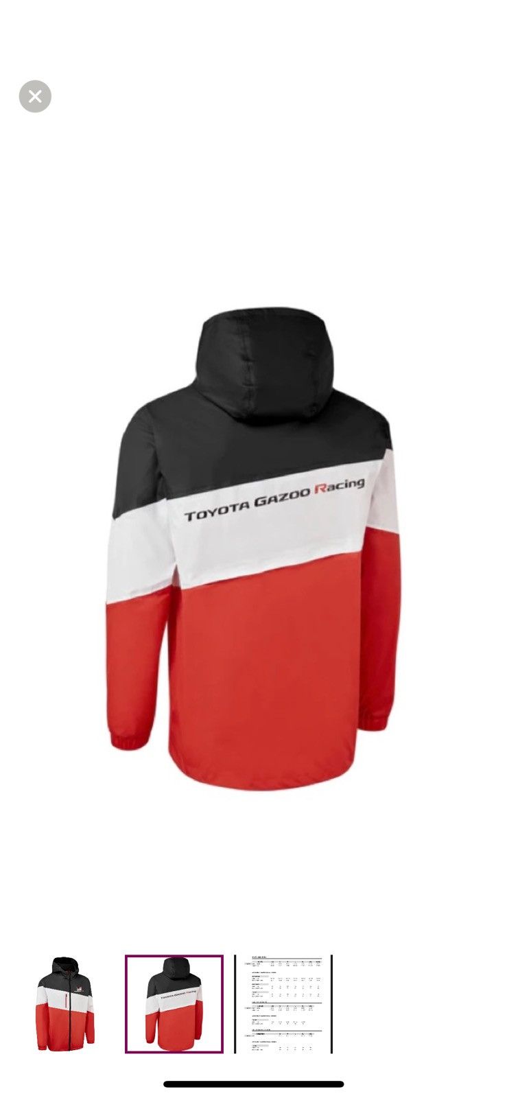 Other Toyota Gazoo Racing lightweight jacket Size US XS / EU 42 / 0 - 2 Thumbnail