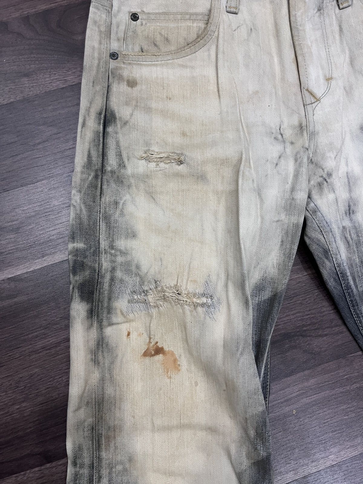 Lee RARE ❗️ Lee Vintage Acid Wash Jean LGB Inspired💥 Size US 29 - 5 Thumbnail