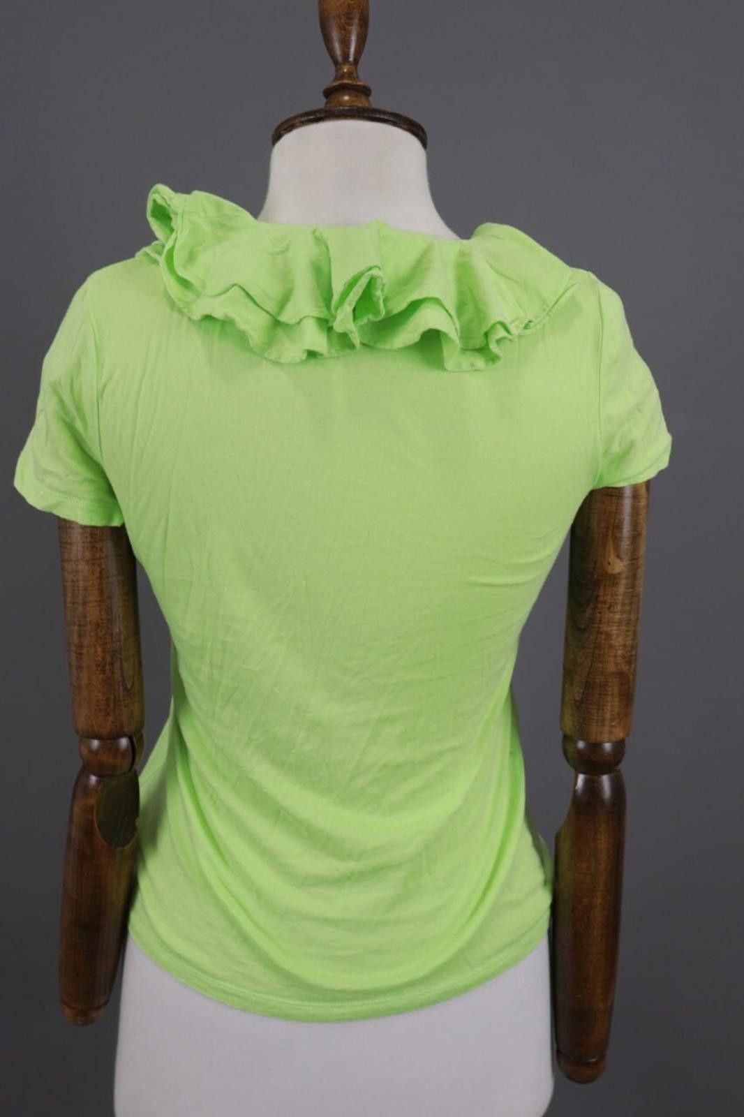 Lauren Ralph Lauren Lauren Ralph Lauren Green Striped Blouse Shirt Size XS Size XS / US 0-2 / IT 36-38 - 9 Thumbnail