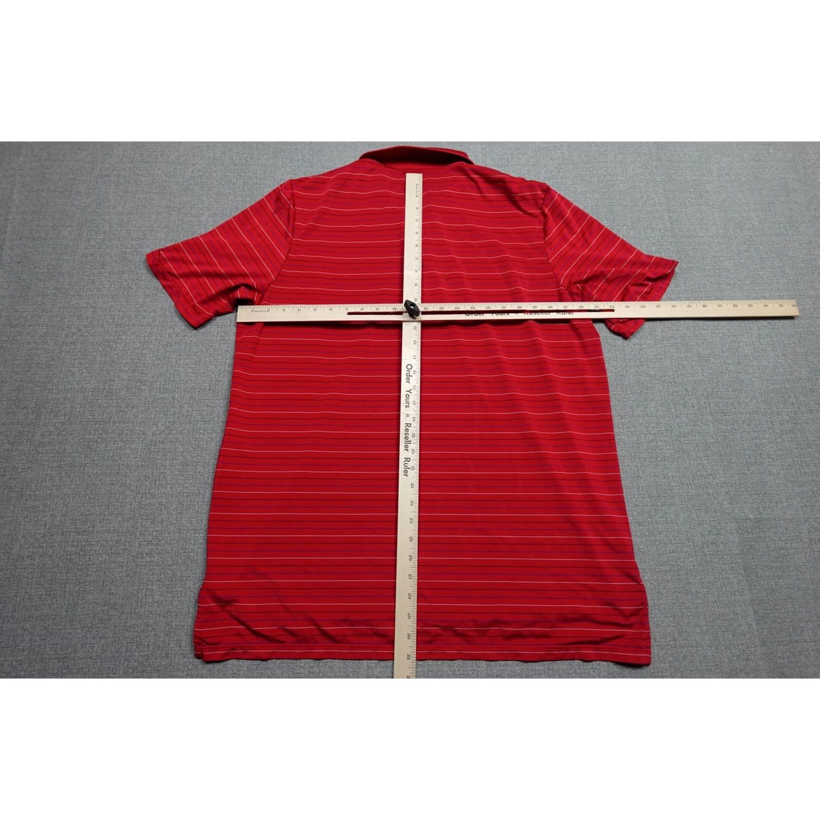 Ralph Lauren RLX Ralph Lauren Polo Shirt Mens XL Red Stripe Golf Performance Stretch Short Sleeve Shirt Size US XL / EU 56 / 4 - 5 Thumbnail