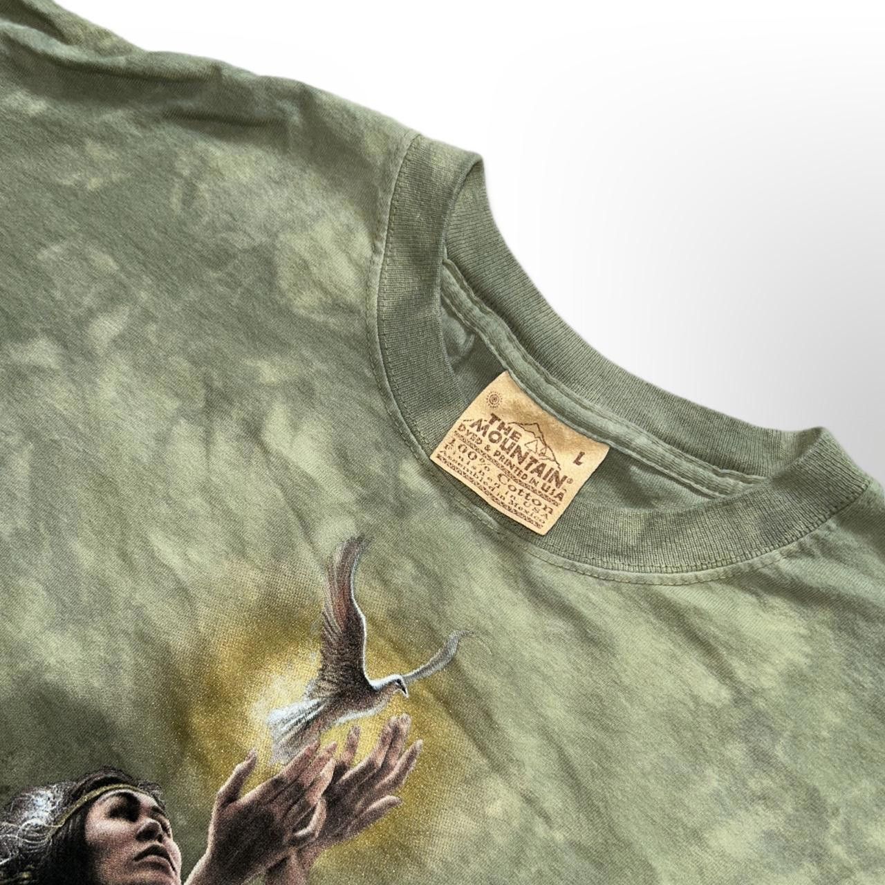 The Mountain × Vintage The Mountain T-Shirt Tie Dye Native American 2007 Lee Bogle Size US L / EU 52-54 / 3 - 4 Thumbnail