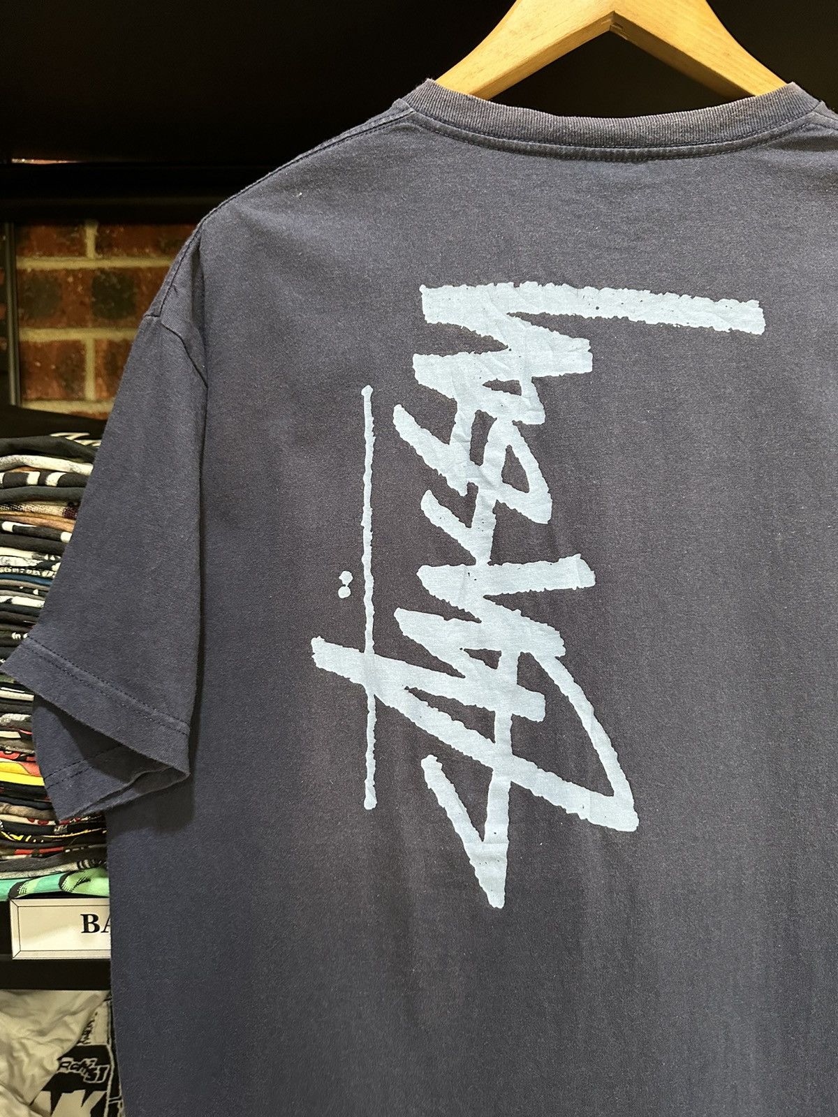 Stussy Vintage Stussy Skateboard Mirror Printed Faded Tee Size US XL / EU 56 / 4 - 6 Thumbnail