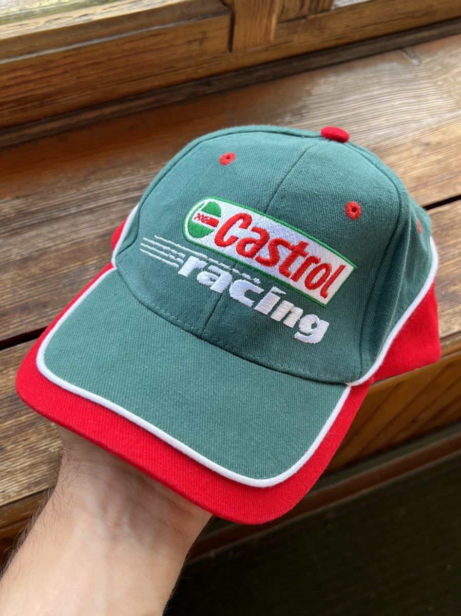 Japanese Brand Vintage Castrol Motor Oil Racing Team Formula One F1 Cap Size ONE SIZE - 1 Thumbnail