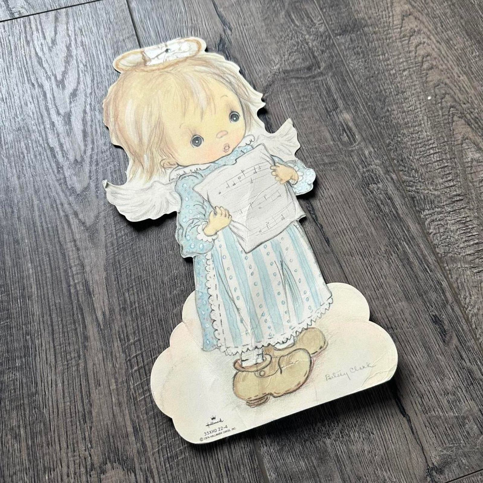 Vintage Vintage 70s Hallmark Bestsey Clark Angel Decor Poster Print Size ONE SIZE - 2 Thumbnail
