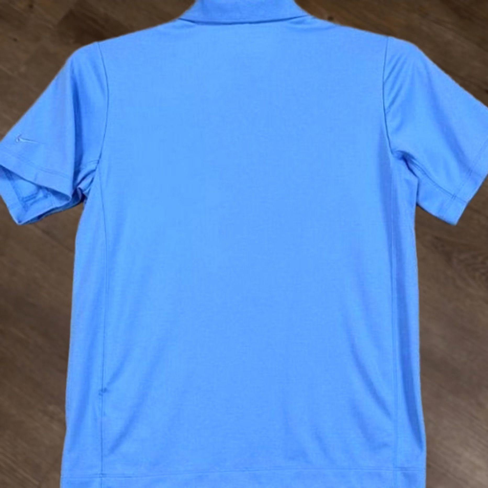Nike Nike Golf Polo Shirt Mens Large Blue Dri-FIT Swoosh Golfing Short Sleeve Polo Shirt 100% Polyester Breathable Easy Care Lightweight Collared Rugby Size US L / EU 52-54 / 3 - 1 Thumbnail