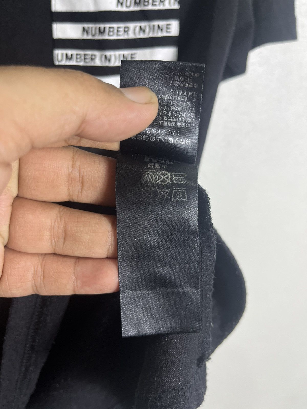 Japanese Brand Number (N)ine Denim Pocket Tshirt Size US S / EU 44-46 / 1 - 4 Thumbnail
