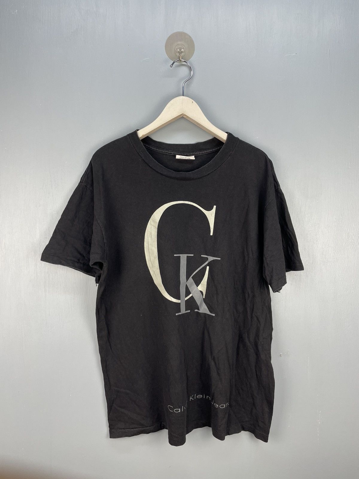 Calvin Klein × Vintage Vintage 90s CKJ Calvin Klein Jeans t shirt Size US L / EU 52-54 / 3 - 1 Thumbnail
