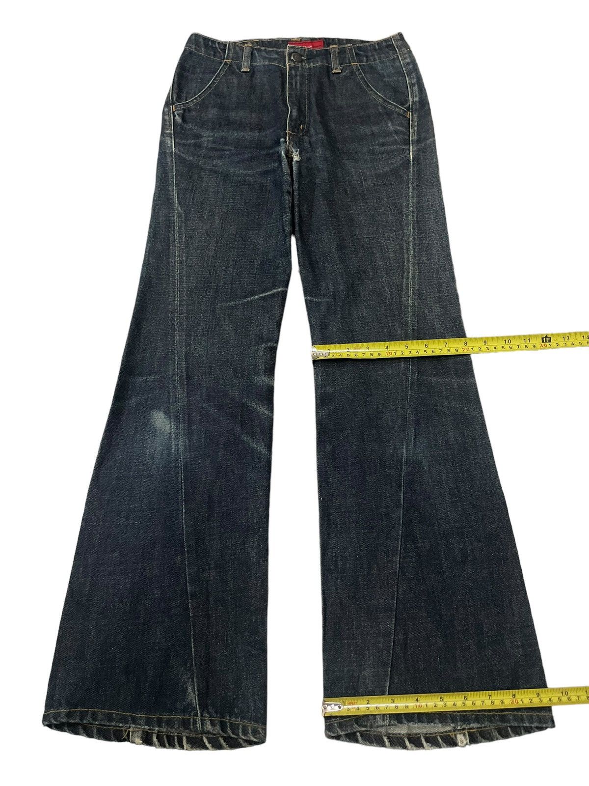 Edwin Vintage Edwin E Function Fade Wash Twisted Style Flare Jeans Size US 29 - 17 Thumbnail