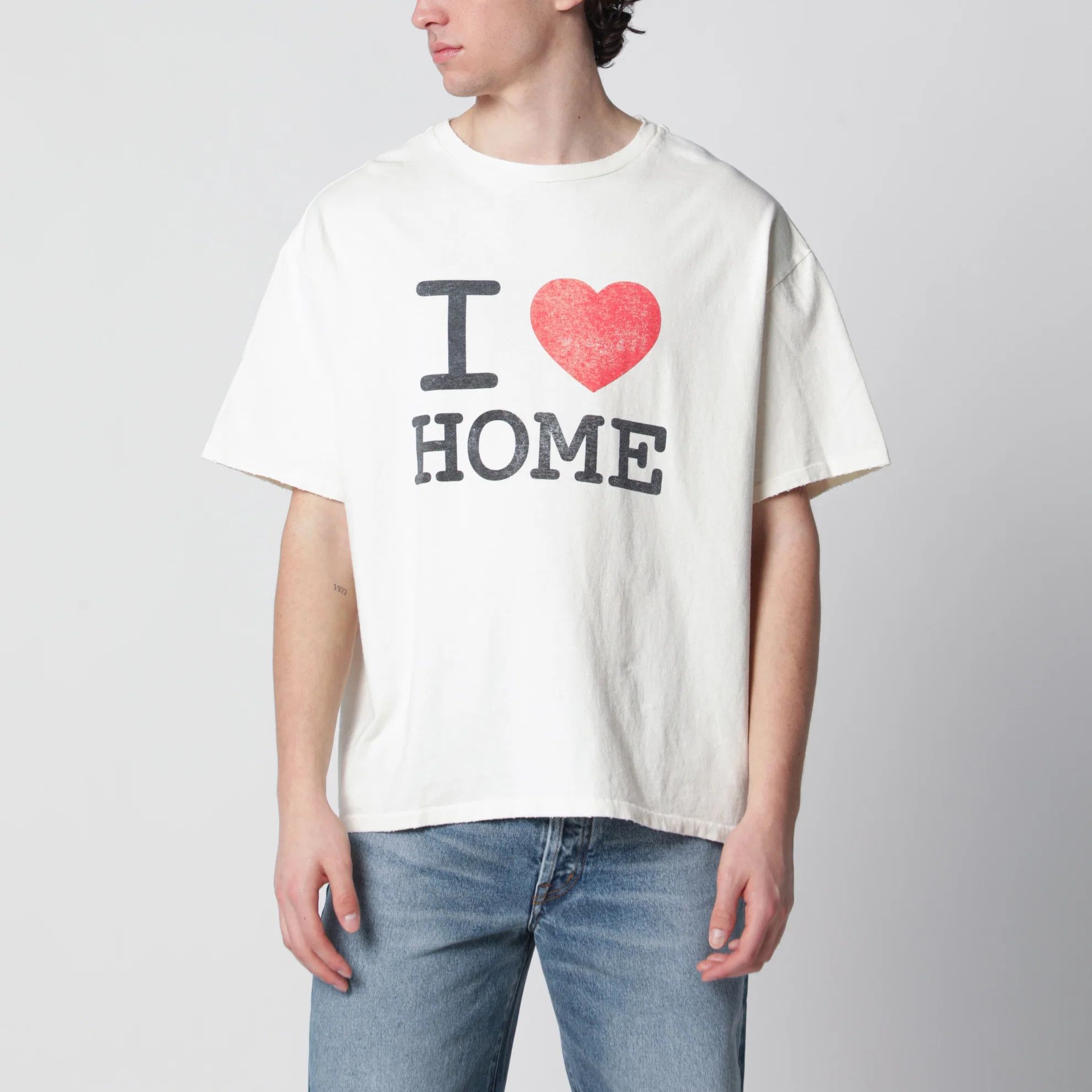 Gallery Dept. o1d2blof0426 “I Love Home” T-Shirt in Ivory Size US XL / EU 56 / 4 - 4 Thumbnail