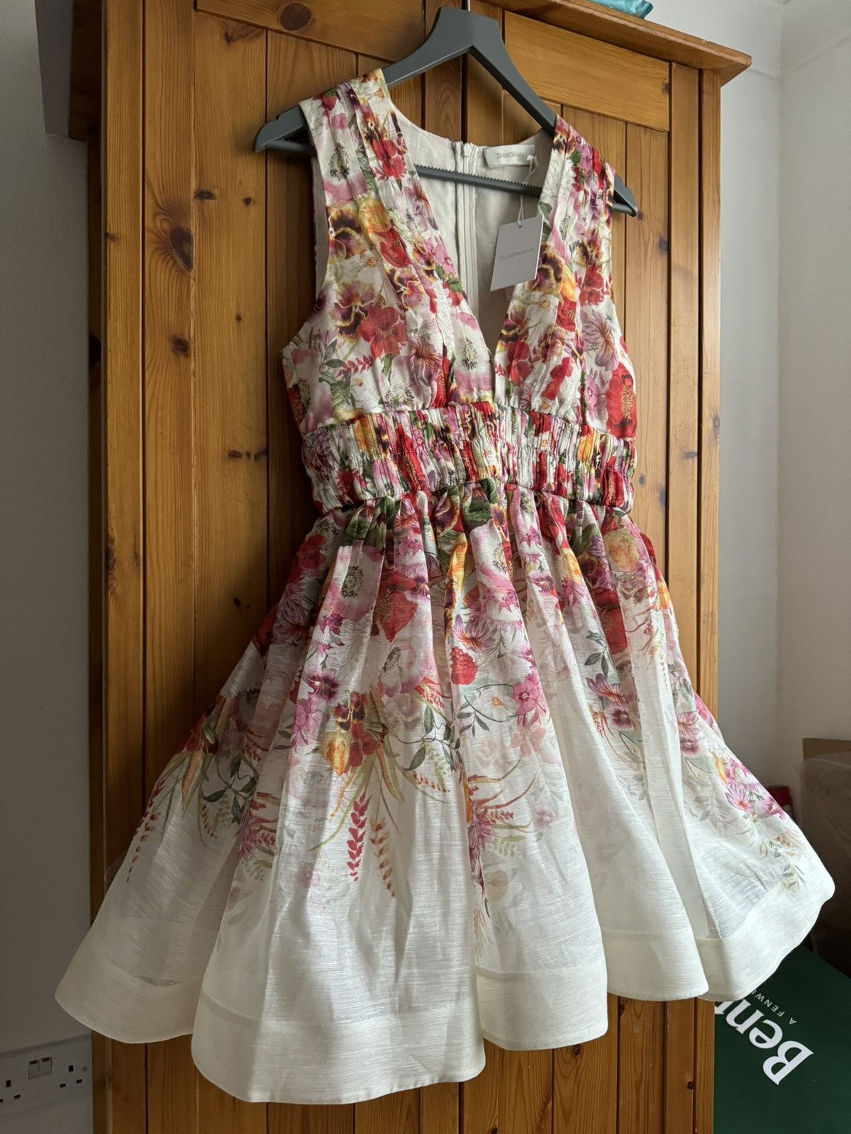 Zimmermann New Zimmermann floral dress, linen blend silk, size 3 Size XL / US 12-14 / IT 48-50 - 2 Thumbnail