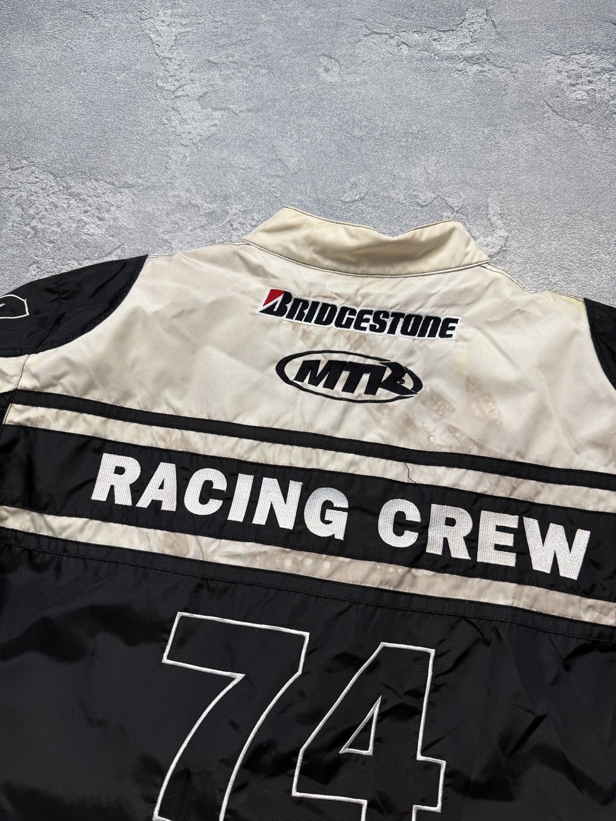 NASCAR Vintage Speed Freak #74 Fast Lane Nascar Racing Moto Jacket Size US M / EU 48-50 / 2 - 11 Thumbnail