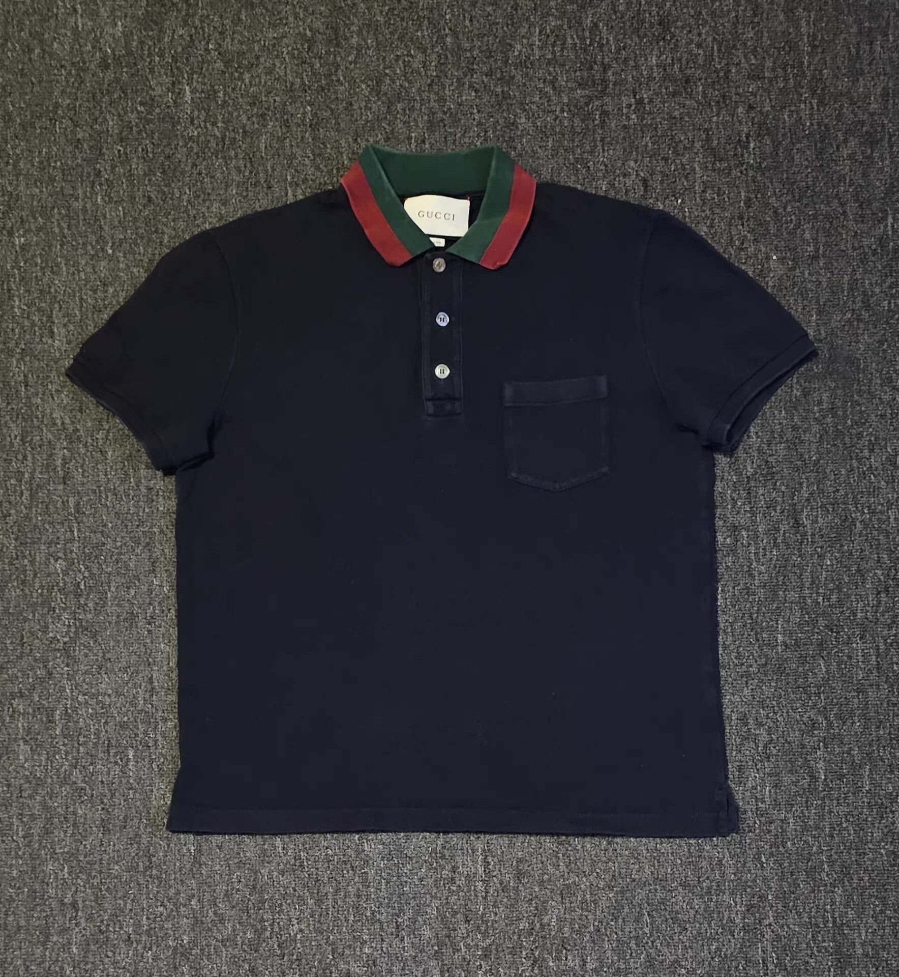 Gucci Gucci Short Sleeve Polo Shirt Size US M / EU 48-50 / 2 - 1 Thumbnail
