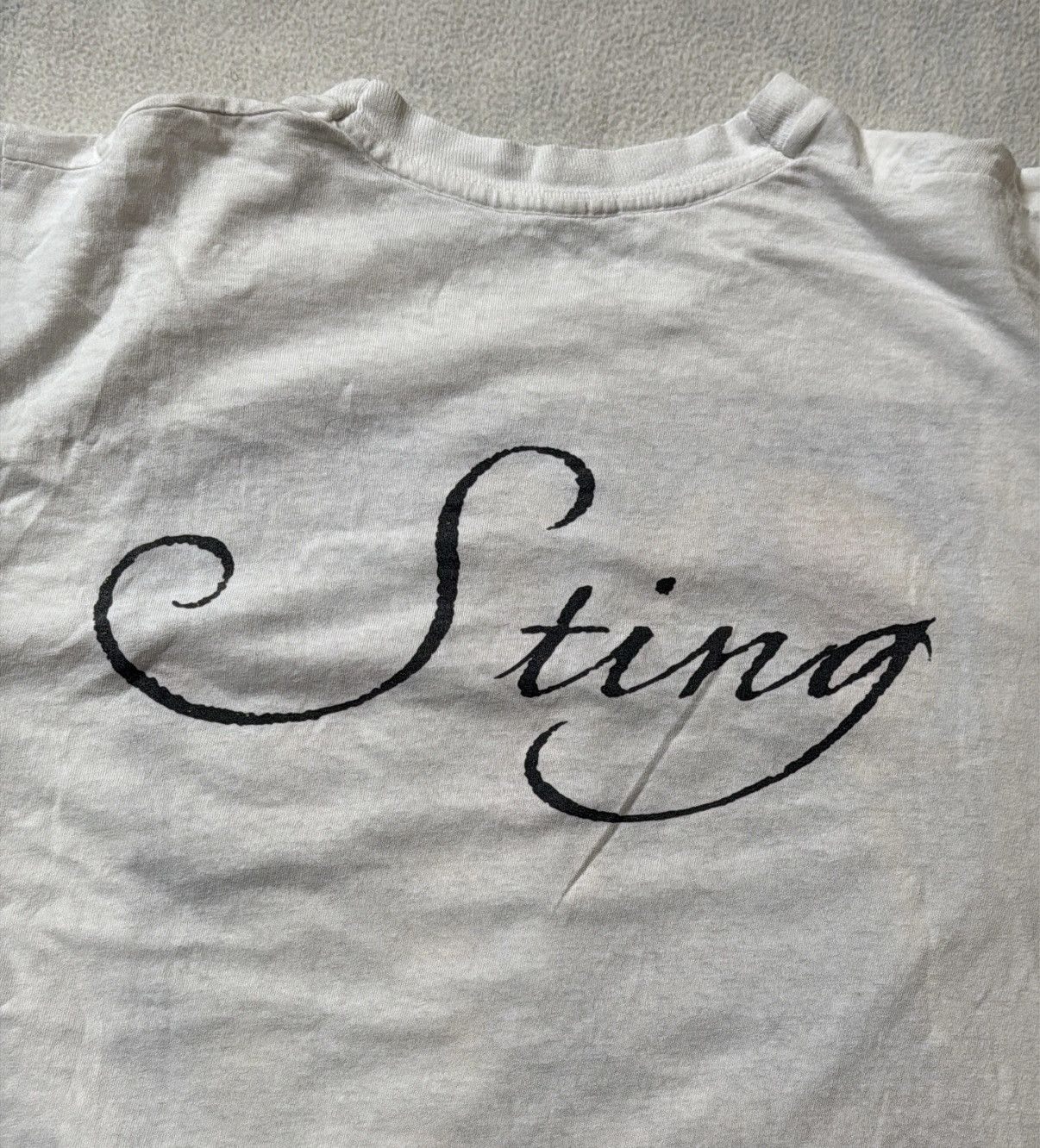 Sting Vintage 1991 Sting Soul Cages Artwork T-shirt Medium Size US M / EU 48-50 / 2 - 6 Thumbnail