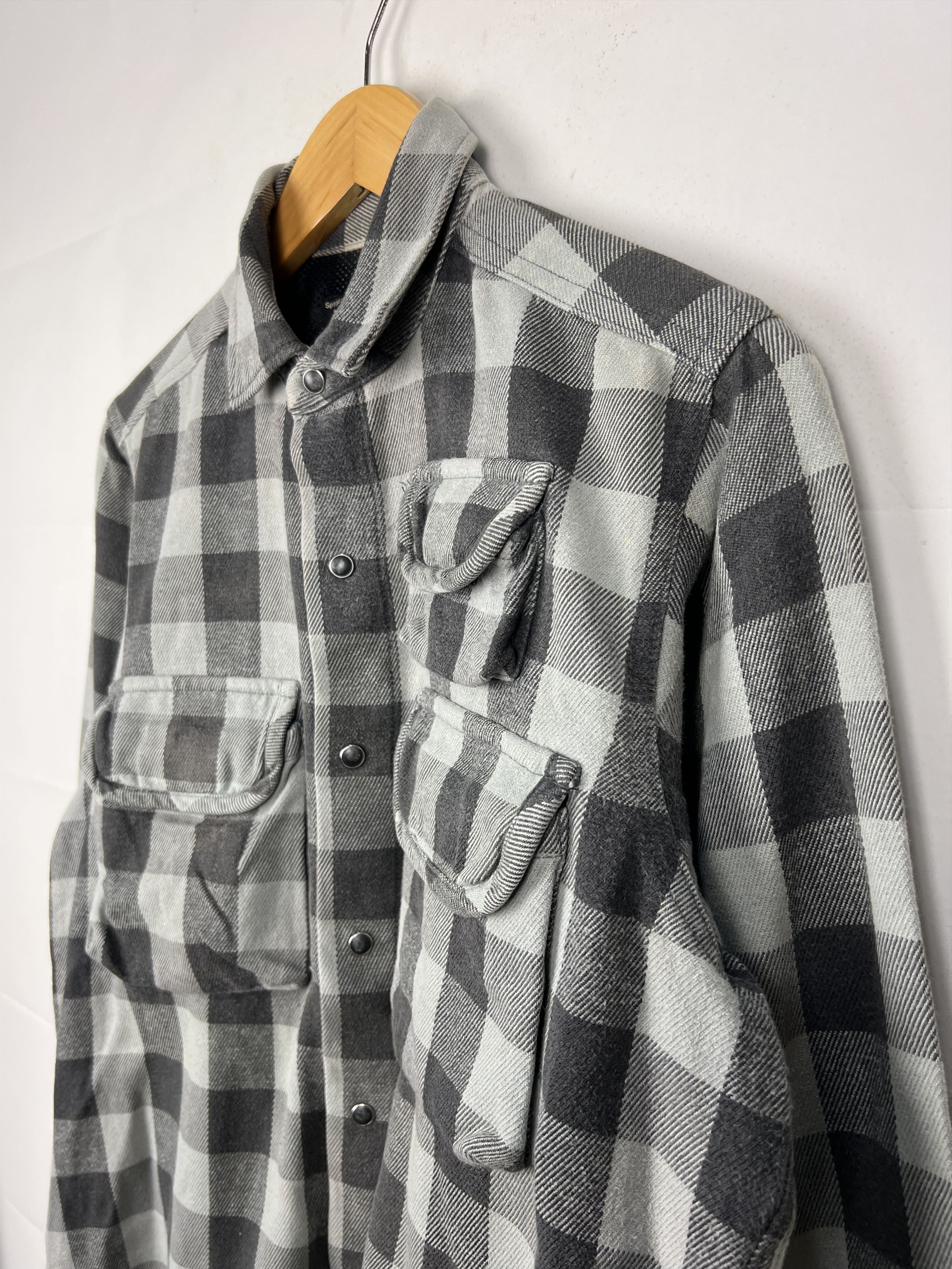 Japanese Brand Milkboy Checkered Board Multipocket Flannel Jacket Size US M / EU 48-50 / 2 - 3 Thumbnail