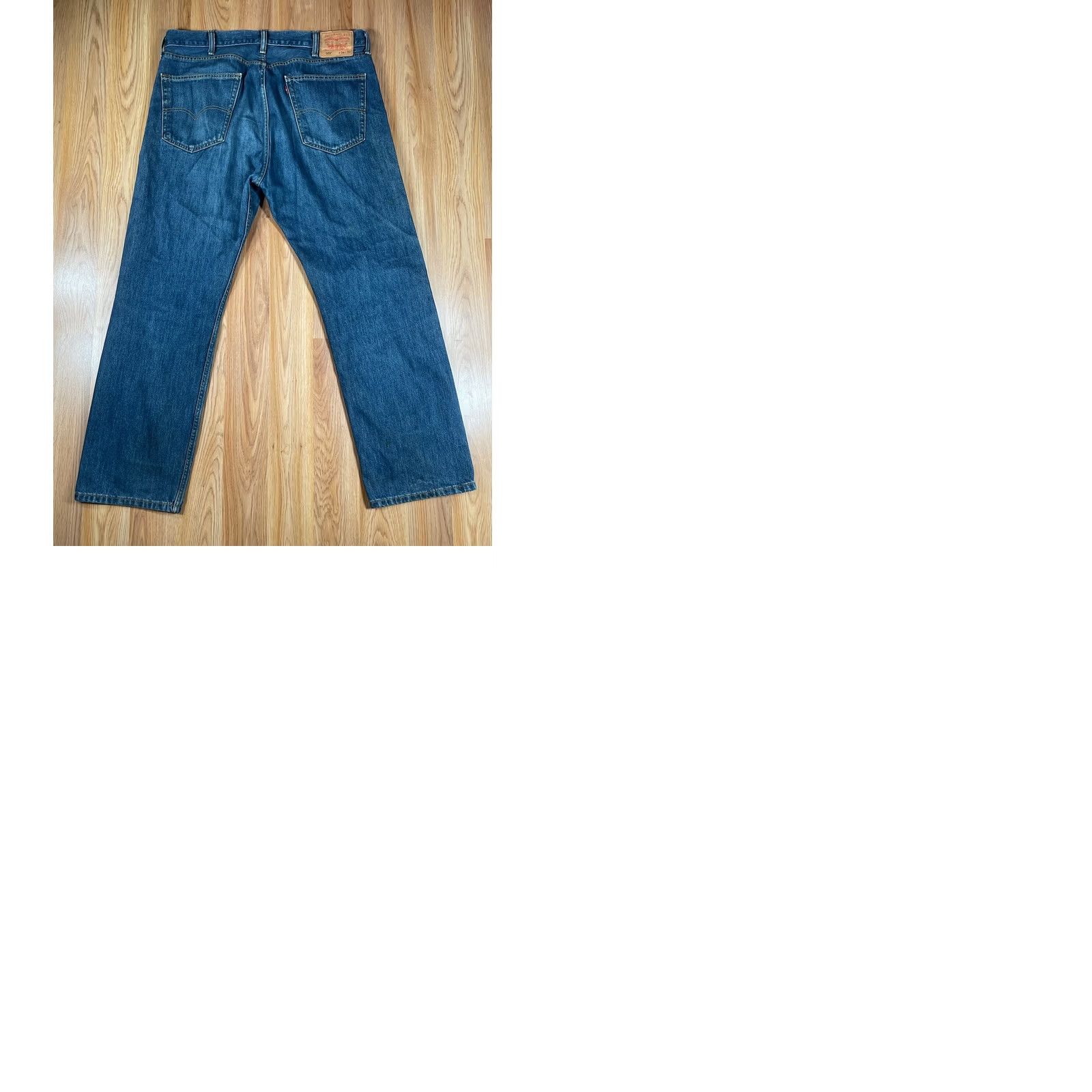 Levi's LEVI'S 505 Straight Leg Fit Jeans Men’s 38Wx30L Blue Denim 100% Cotton Strauss Size US 38 / EU 54 - 9 Thumbnail