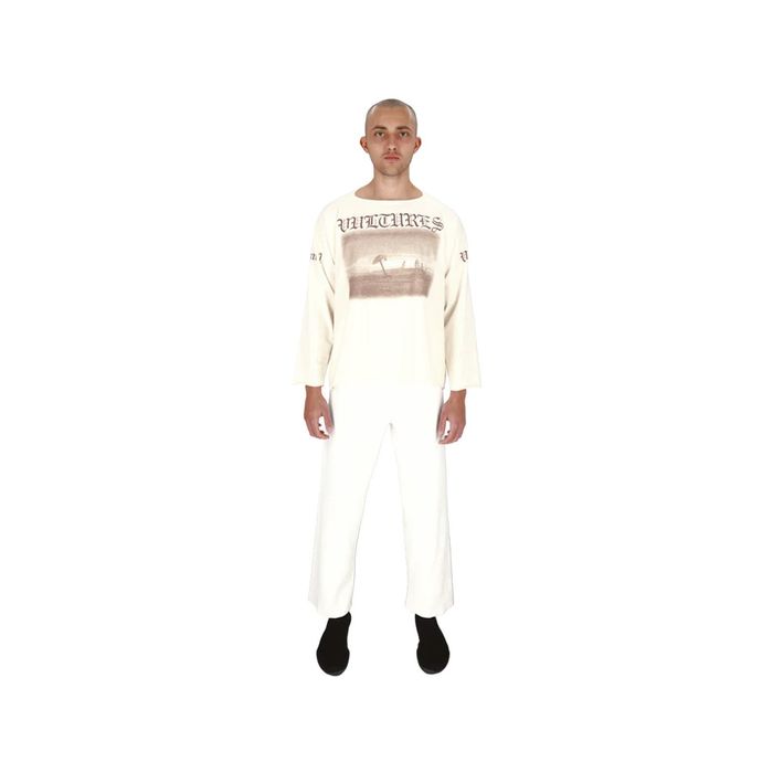 Kanye West VULTURES PANTS - WHITE SIZE 2 | Grailed