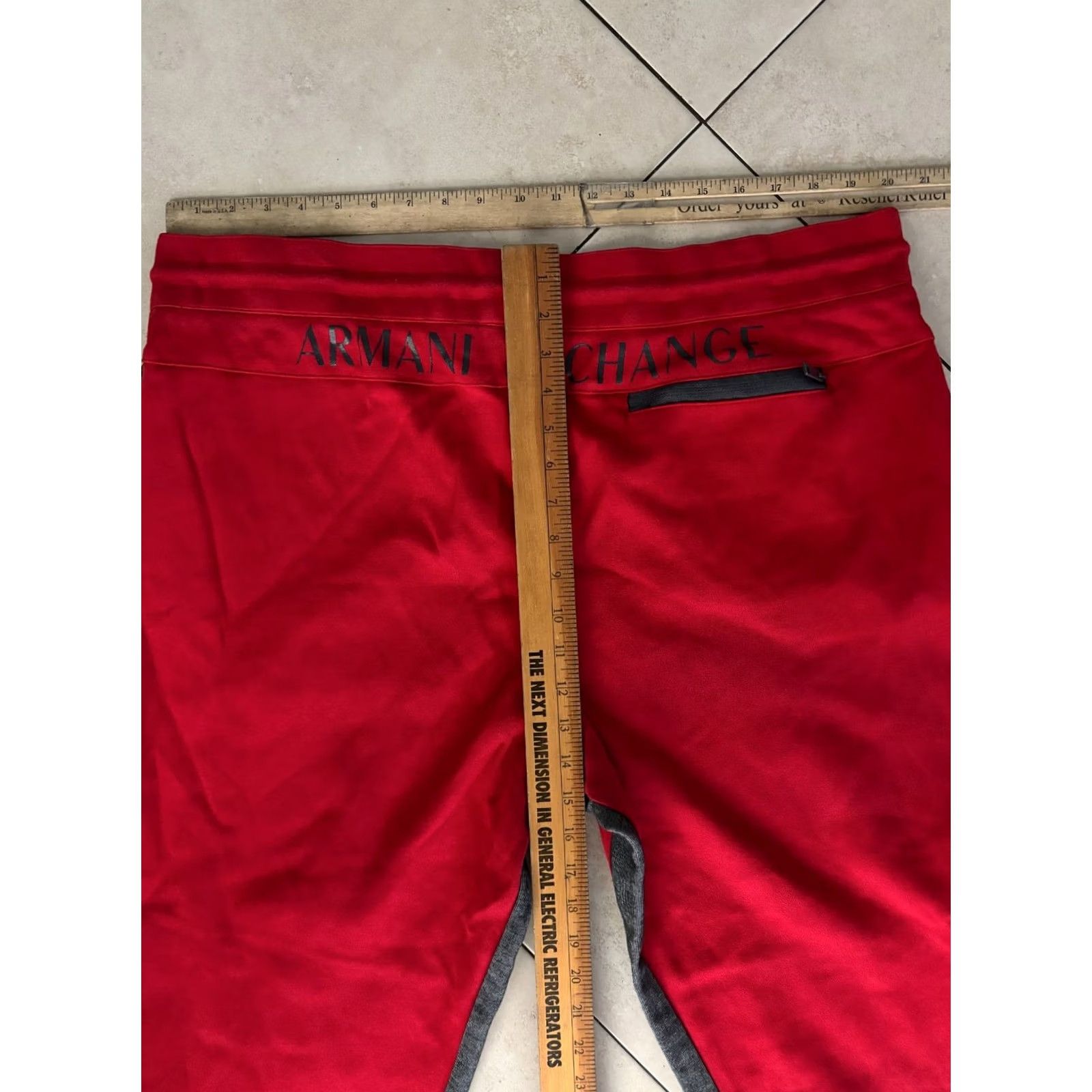 Armani Exchange Armani Exchange Pants Red Size 2XL Drawstring Jogger Sweatpants Men's 6283 Size US 39 - 6 Thumbnail