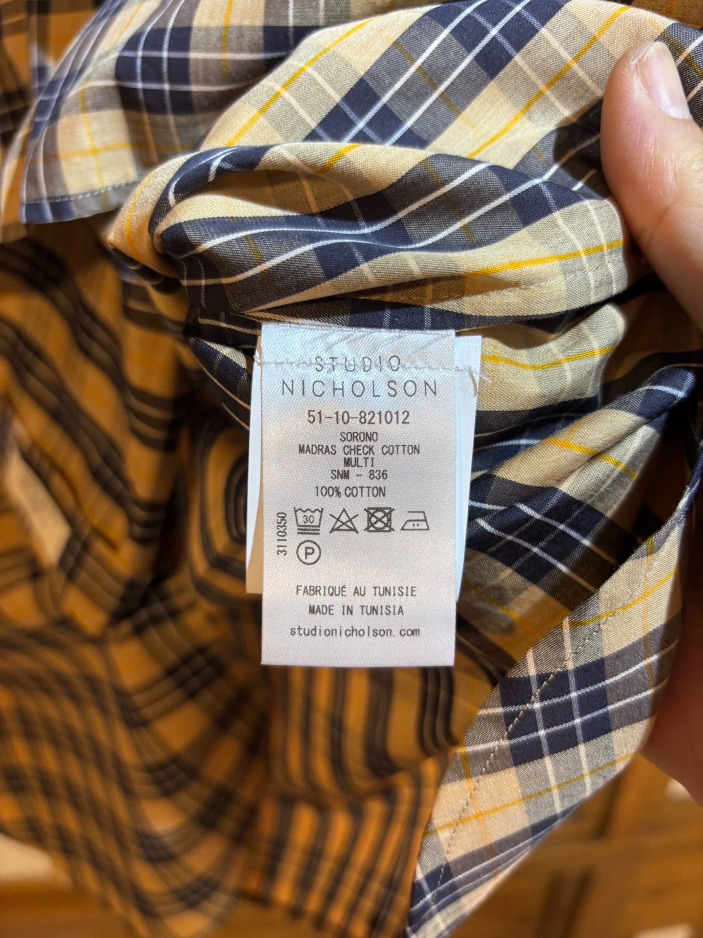 Studio Nicholson studio nicholson oversized check shirt S (oversized) Size S / US 4 / IT 40 - 7 Thumbnail