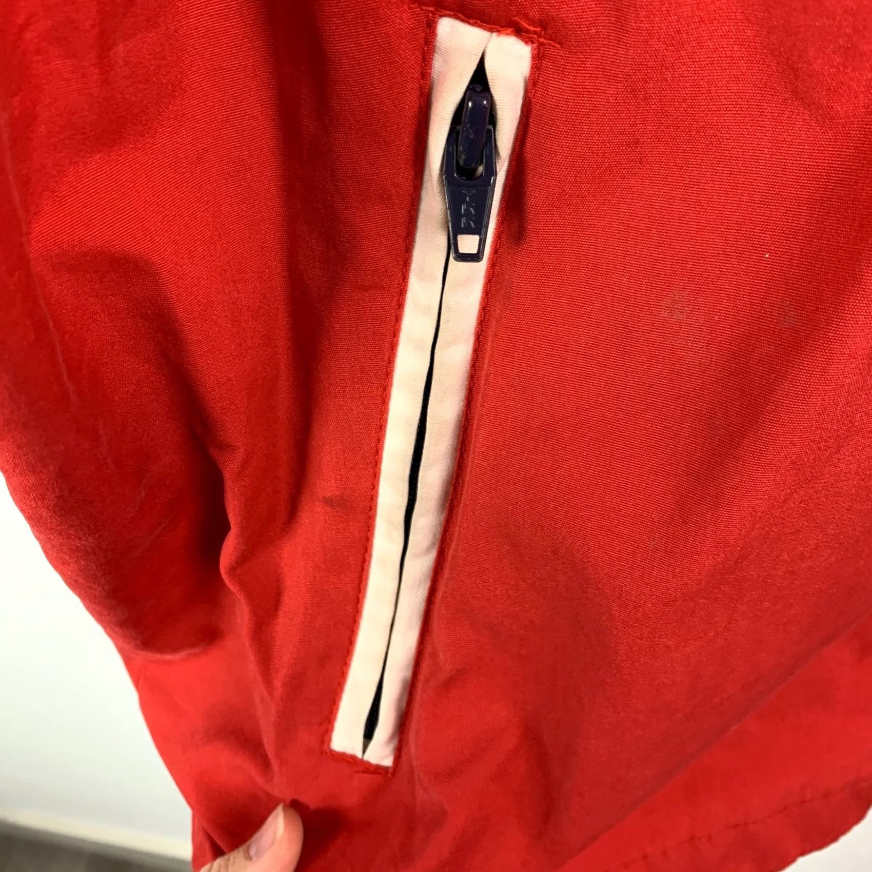 McGregor VINTAGE McGregor Red Coaches Jacket Zipper Hood Large Jacket Mens Size US L / EU 52-54 / 3 - 6 Thumbnail