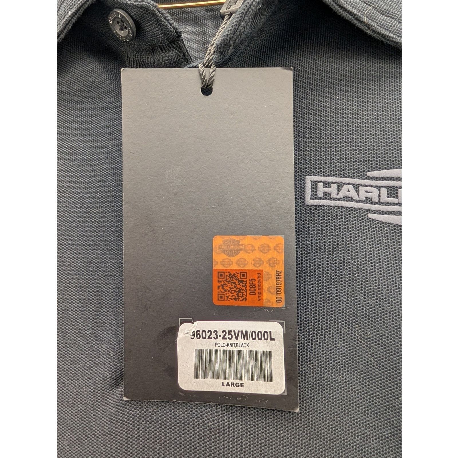 Harley Davidson NWT Harley Davidson Men's Stacked Bar & Shield Polo Size US L / EU 52-54 / 3 - 4 Thumbnail
