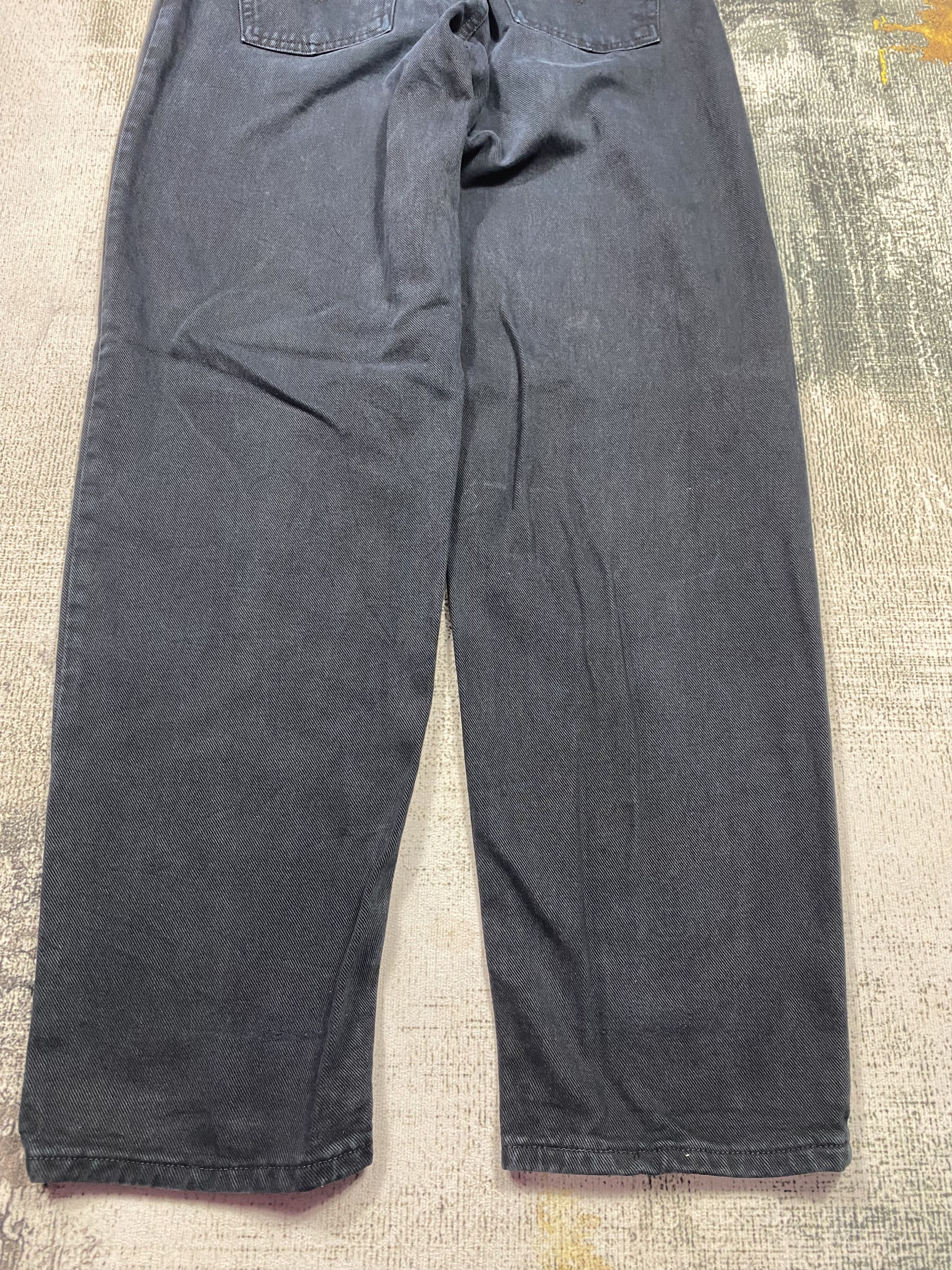 Levi's SICKS💥 Silver Tab Baggy Black Made in USA 90s Jeans Size US 30 / EU 46 - 6 Thumbnail