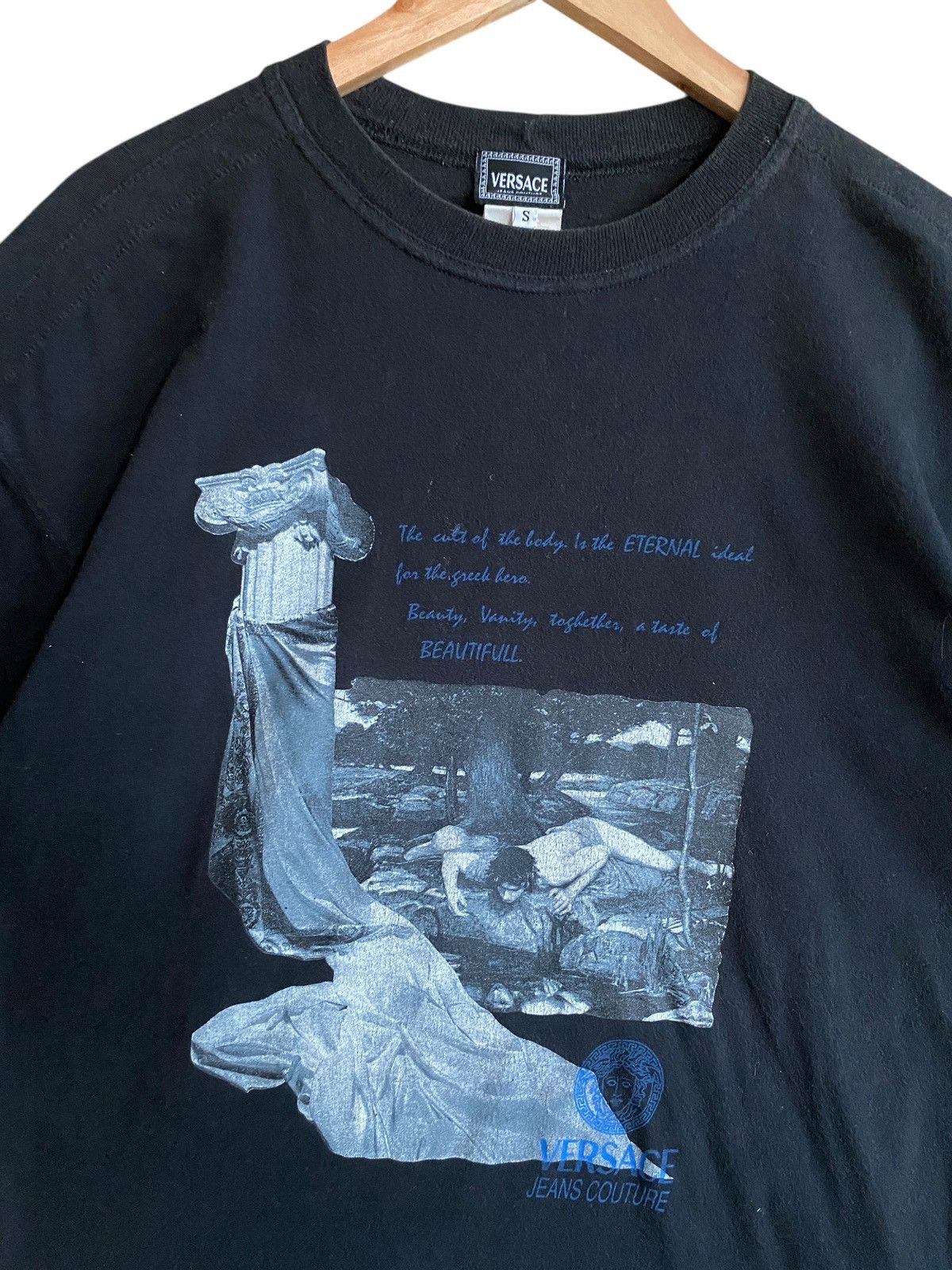 Versace Jeans Couture Very Rare Vintage Brand Versace Jeans Couture T-shirt 1990s Size US S / EU 44-46 / 1 - 3 Thumbnail