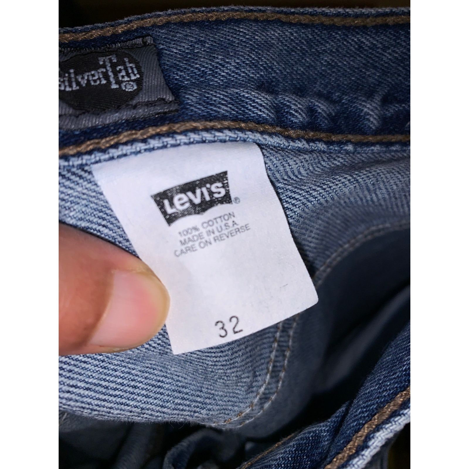 Levi's × Vintage 1999 Levi’s SilverTab Baggy Denim Shorts USA Size 32 Y2K Size US 32 / EU 48 - 4 Thumbnail