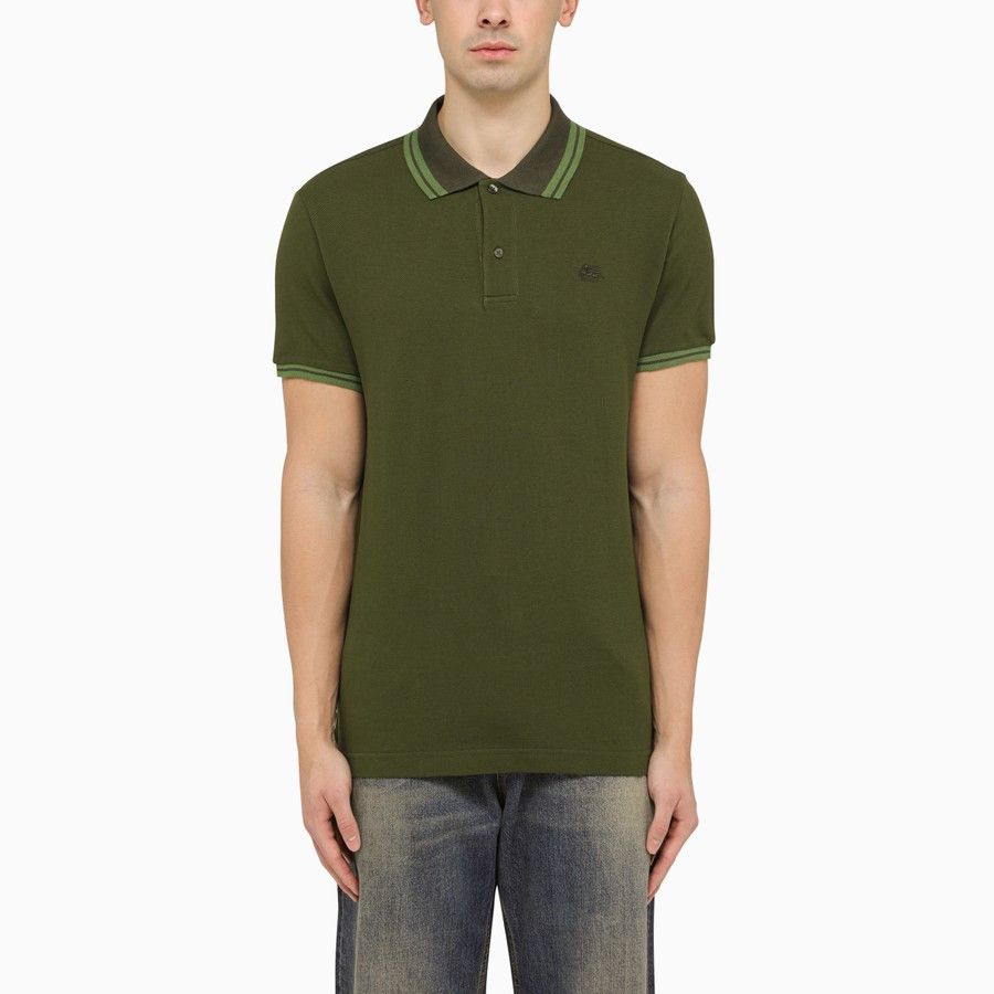 image of Etro O1D2Blof0424 Polo In Green, Men's (Size Small)