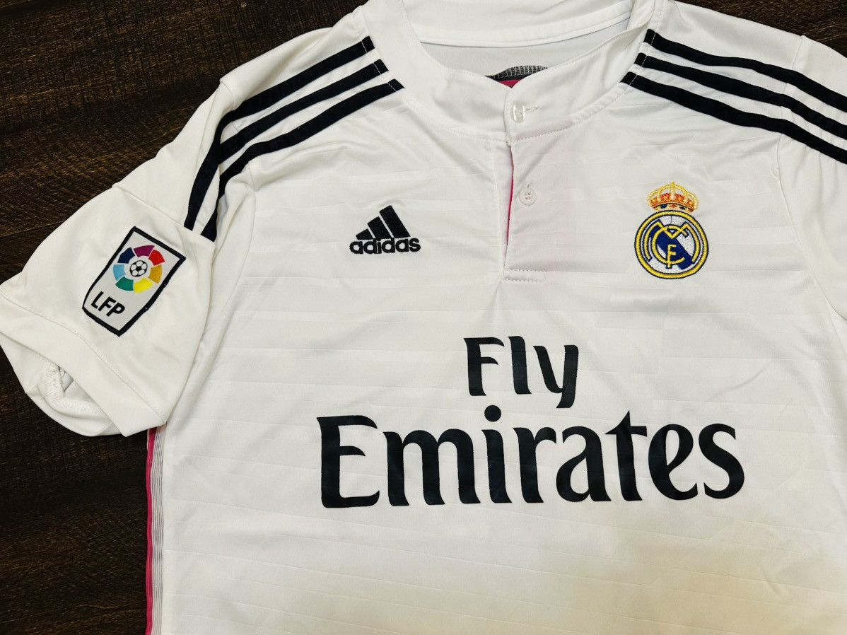 Adidas REAL MADRID 2014/2015 ADIDAS HOME SOCCER SHIRT MEN'S JERSEY Size US S / EU 44-46 / 1 - 2 Thumbnail