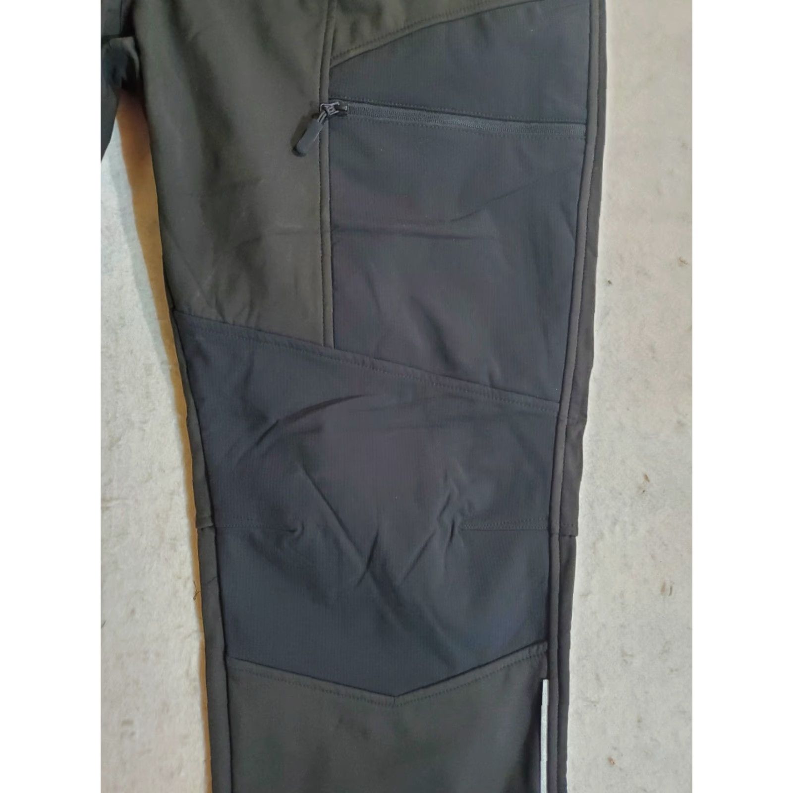 LIV Outdoor Outdoor Pants Mens XX-LARGE Regular Fit Polyester Cargo Pocket Black Stonewall? Size US 39 - 3 Thumbnail